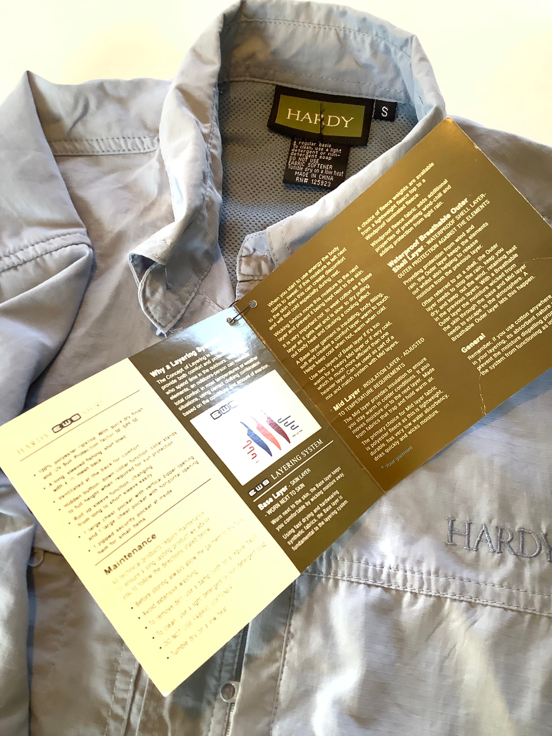 New Hardy Bros EWS Fly Fishers Shirt