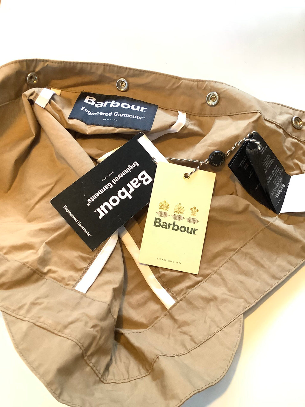 Barbour Light weight Detachable Hood as New