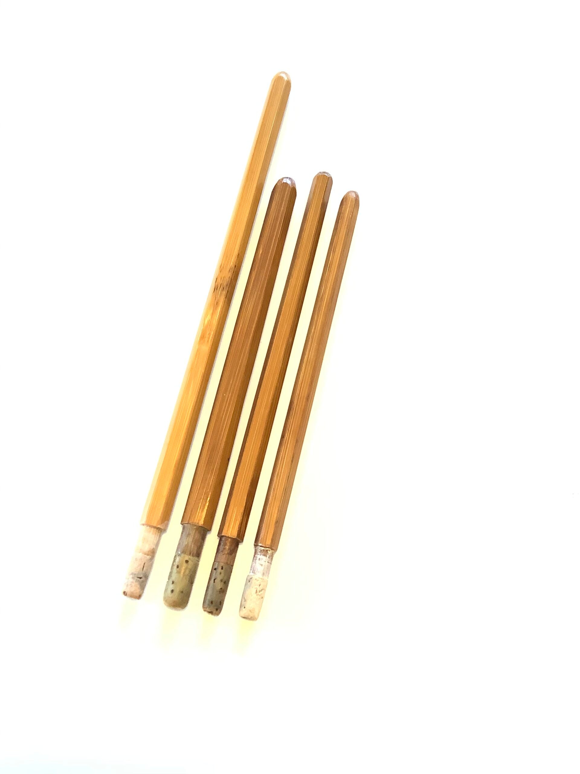 Built cane staggered ferrule stoppers for Pezon Michel rods