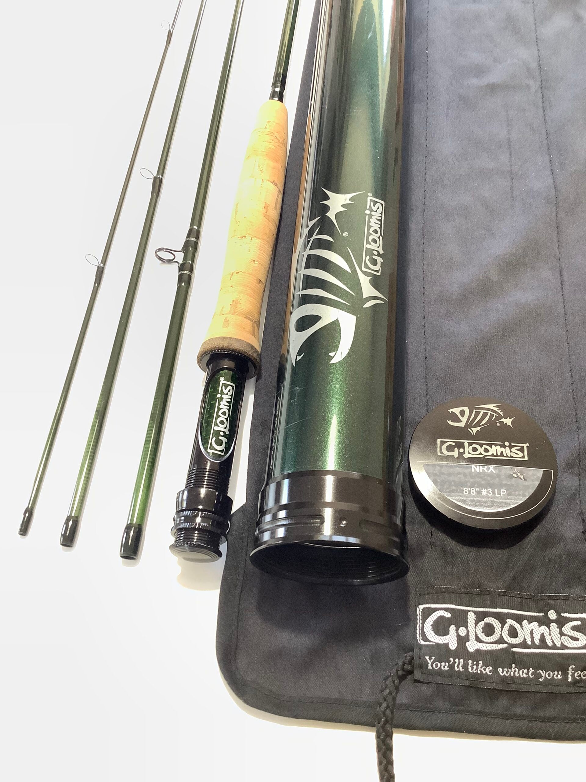G.LOOMIS NRX 8 ft 8” LP #3 TRAVEL FLY ROD