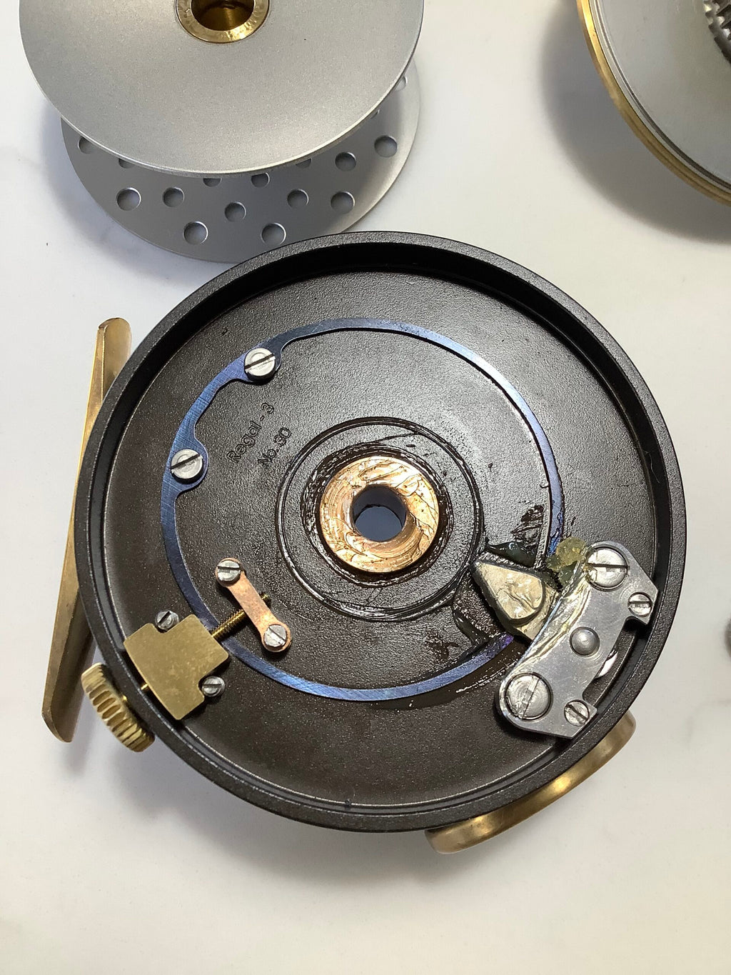 New unused FARLOWS of Pall Mall LIMITED EDITION 175th ANNIVERSARY 3” Left Hand Wind REGAL Fly Reel