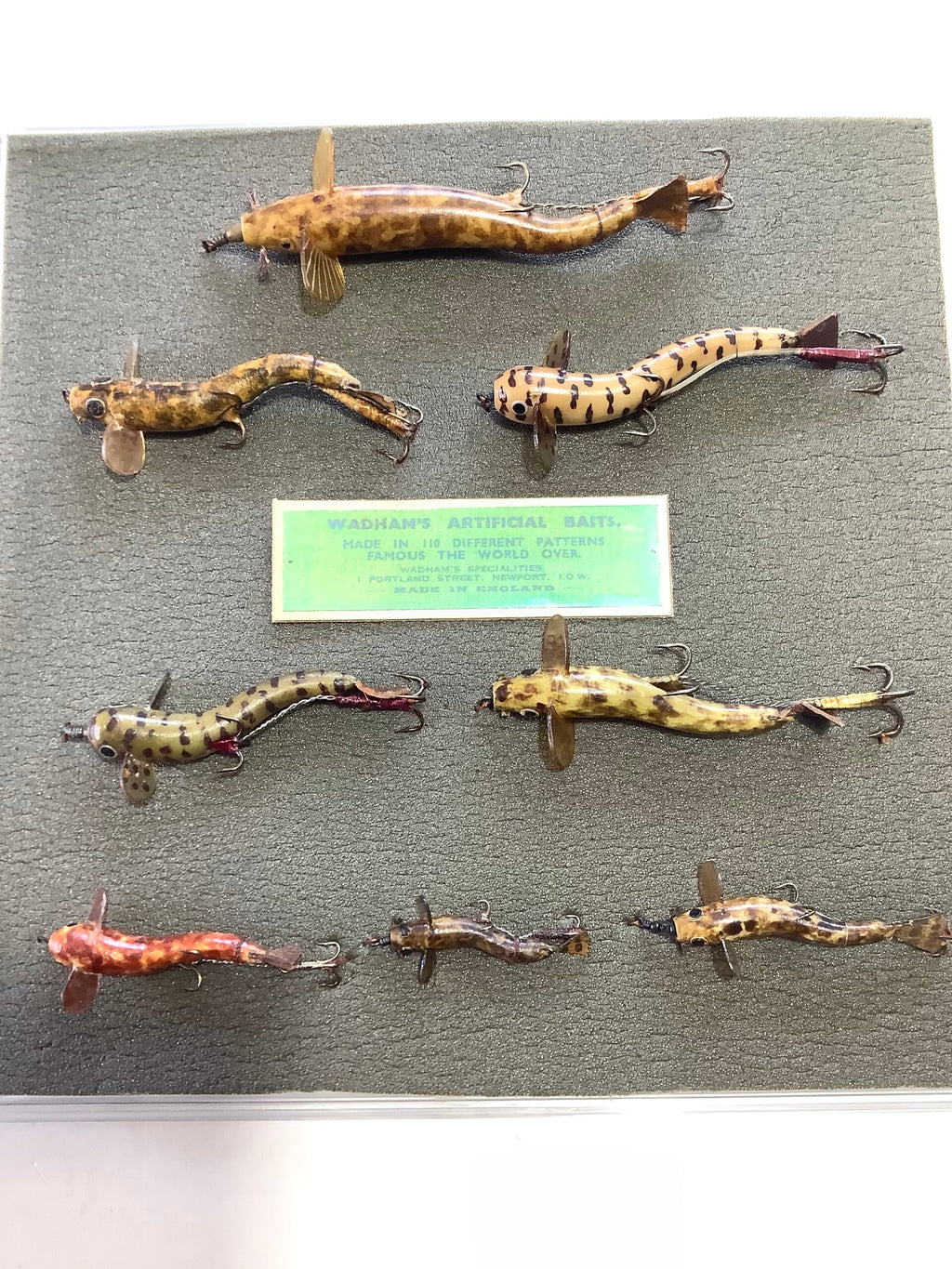 Antique Collection of PERCY WADHAMS “ Stone Loach “ Early carved Horn Versions