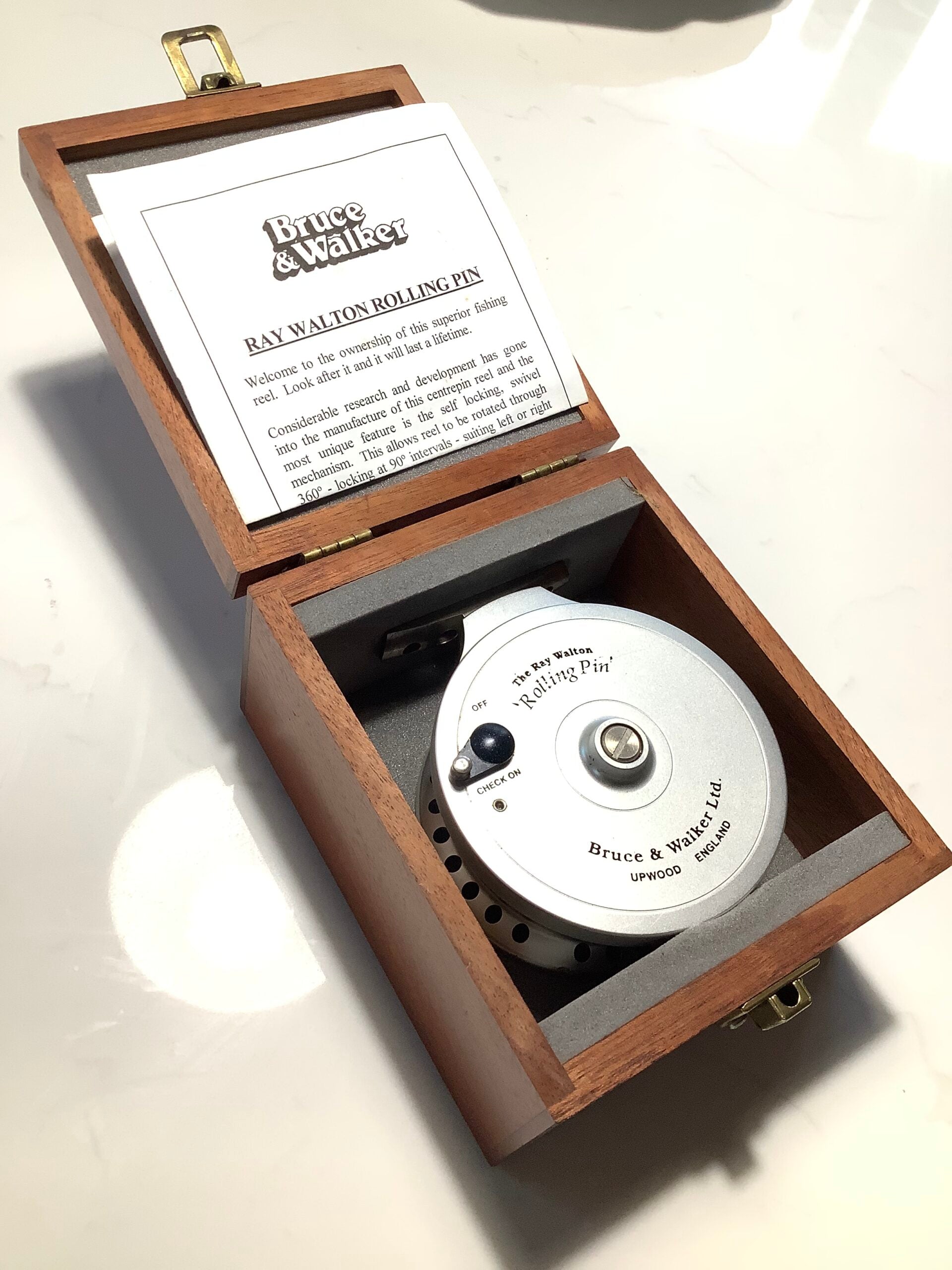 First Model BRUCE WALKER  Ray Walton Rolling Centrepin Limited Edition