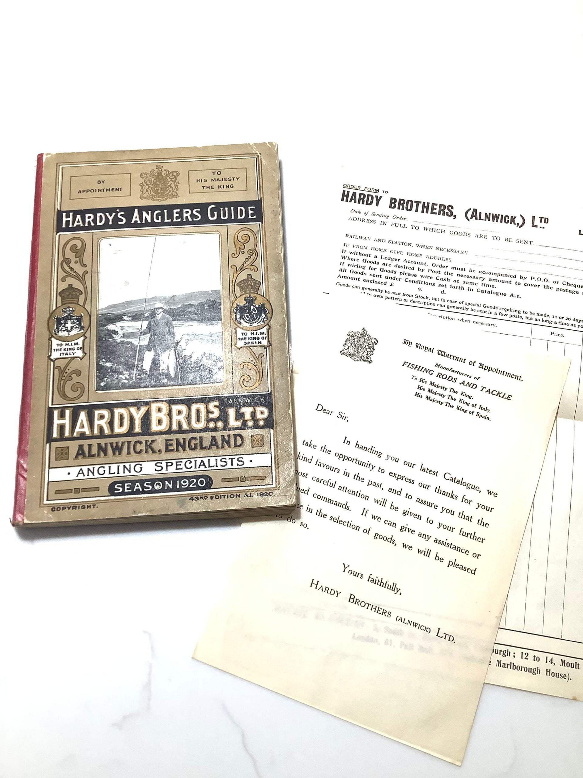 Excellent condition Antique 1920 HARDY BROS ANGERS GUIDE