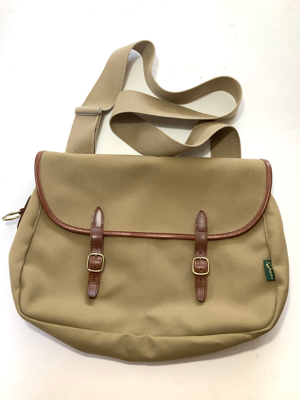 brady tackle bags - Ariel Trout Fishing Bag - Small With an adjustable bridle leather shoulder strap and brass fittings Brady Small Ariel Trout Shoulder