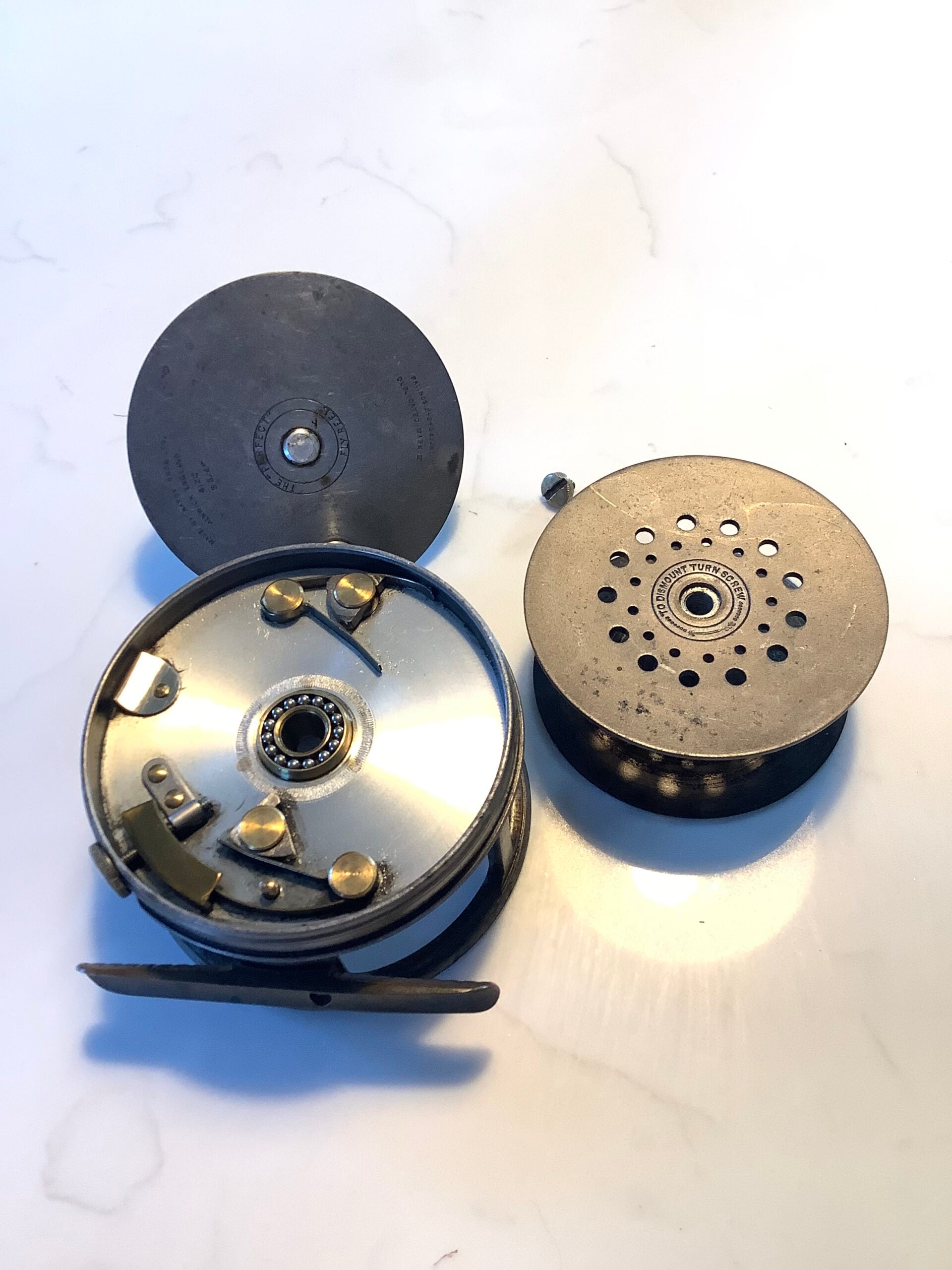 Antique Hardy Bros 3 3/4” Perfect Fly Reel Circa 1928