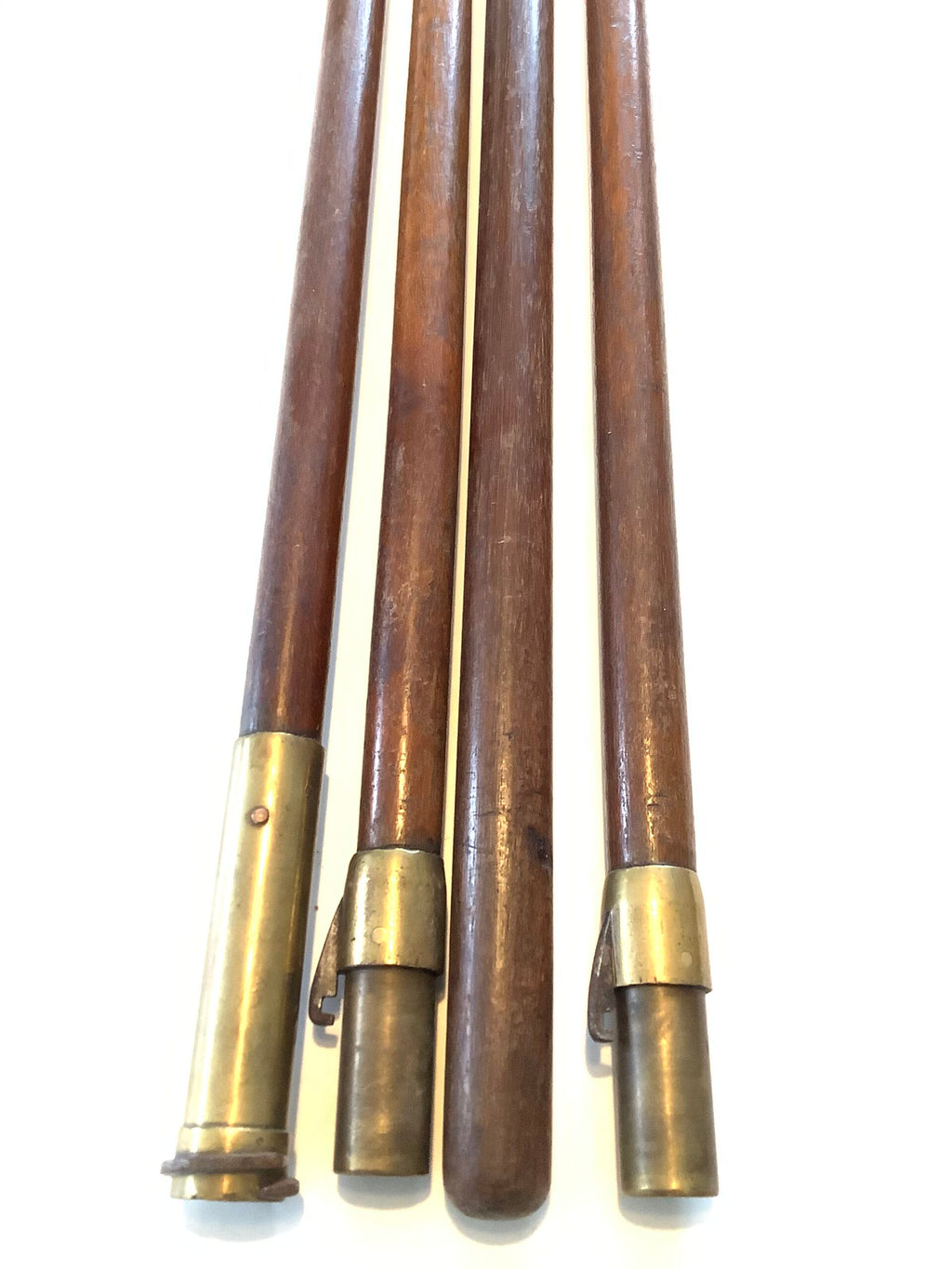 Antique Walker Bampton Hardwood four piece boat hook