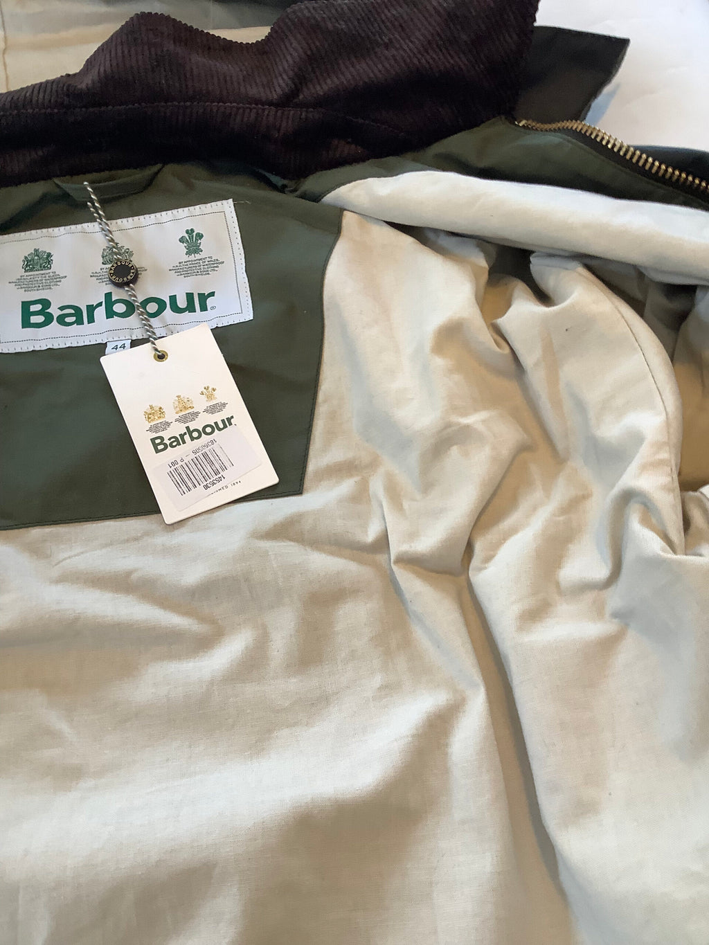 Brand New Barbour Endurance Jacket Sage Green
