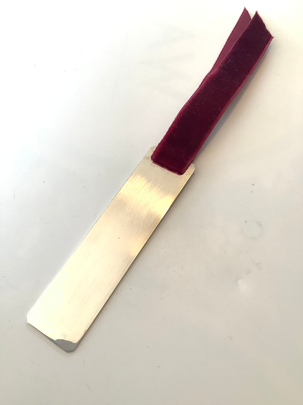 Vintage Silver Salmon Trout Fly Book Mark
