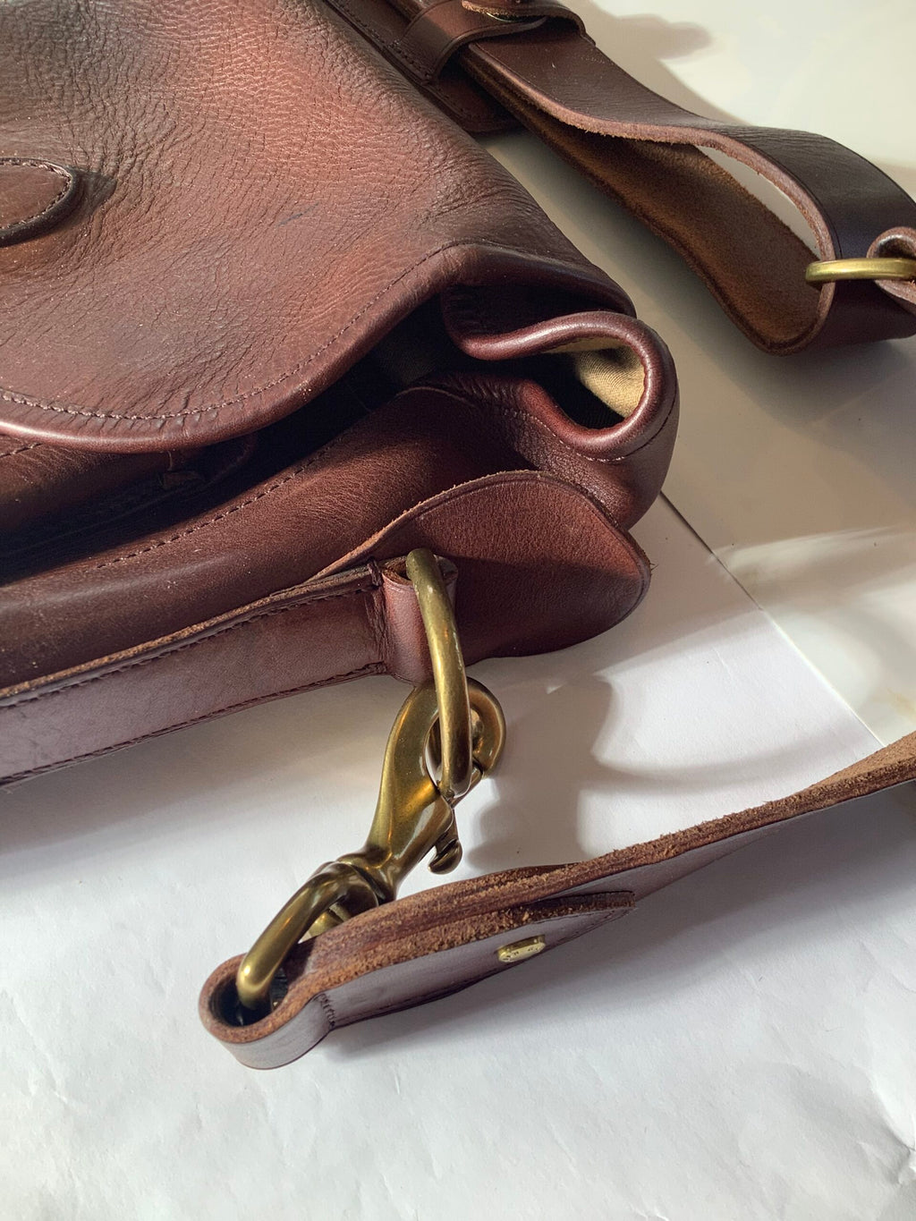 Rare Ralph Lauren “Heritage Fisherman’s” Bag Full leather New with Tags