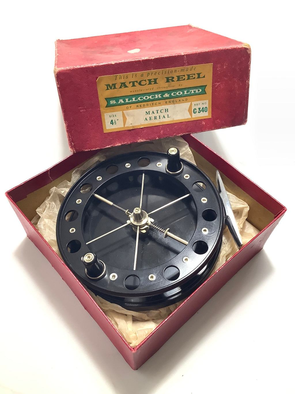 Vintage Allcocks MATCH Aerial in Excellent original box – Antique & Vintage Fishing Tackle
