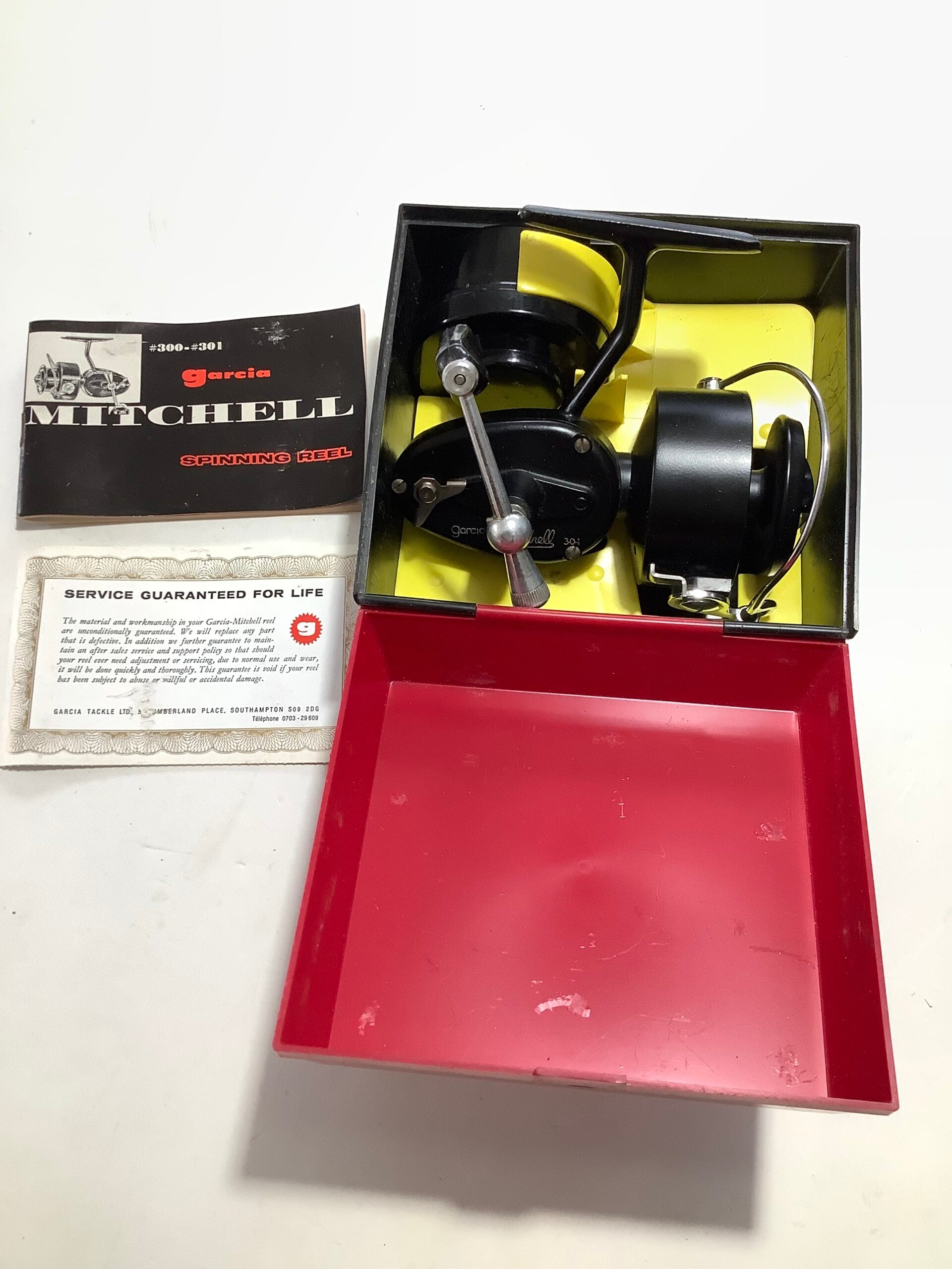 Mitchell 301 Fixed Spool Reel in Box.