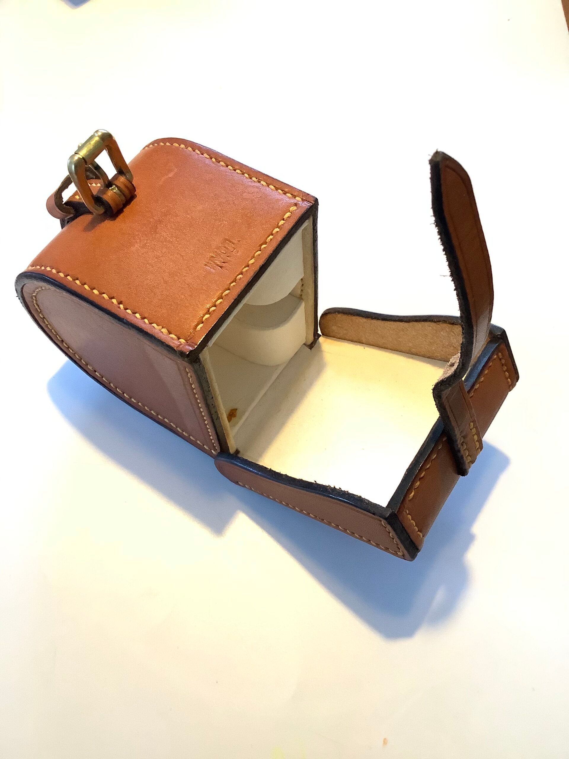Peter Loam Hand made quality block leather reel cases