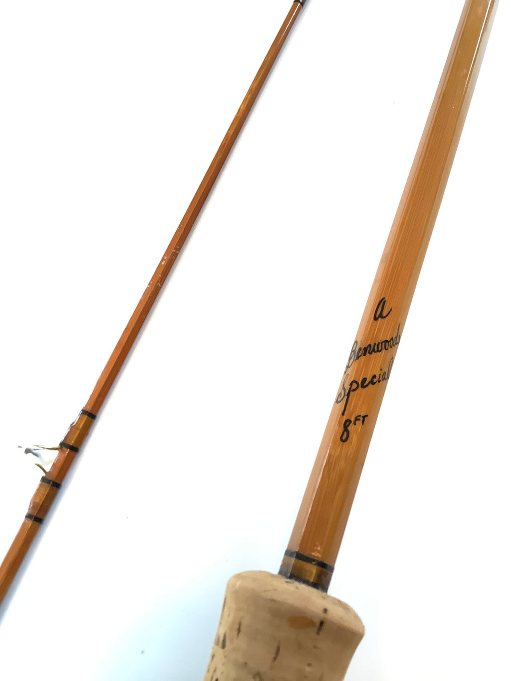Rare Benwoods  of London Built cane 8ft Special Rod
