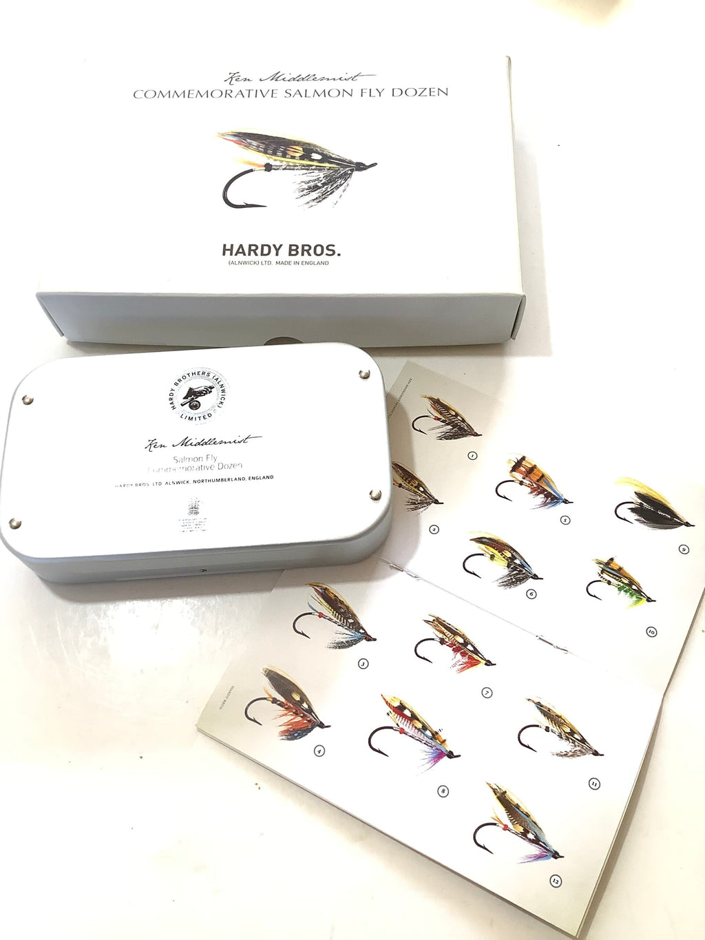 Limited Edition HARDY BROS Presentation Commemorative Salmon Fly Collection