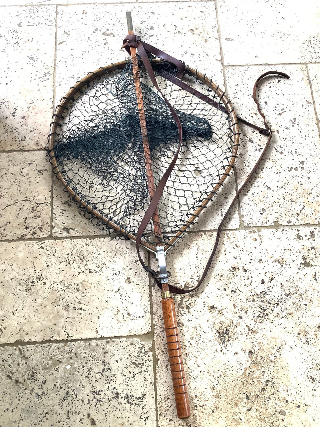 Rare FARLOWS OF PALL MALL Traditional Wood Framed Landing Net