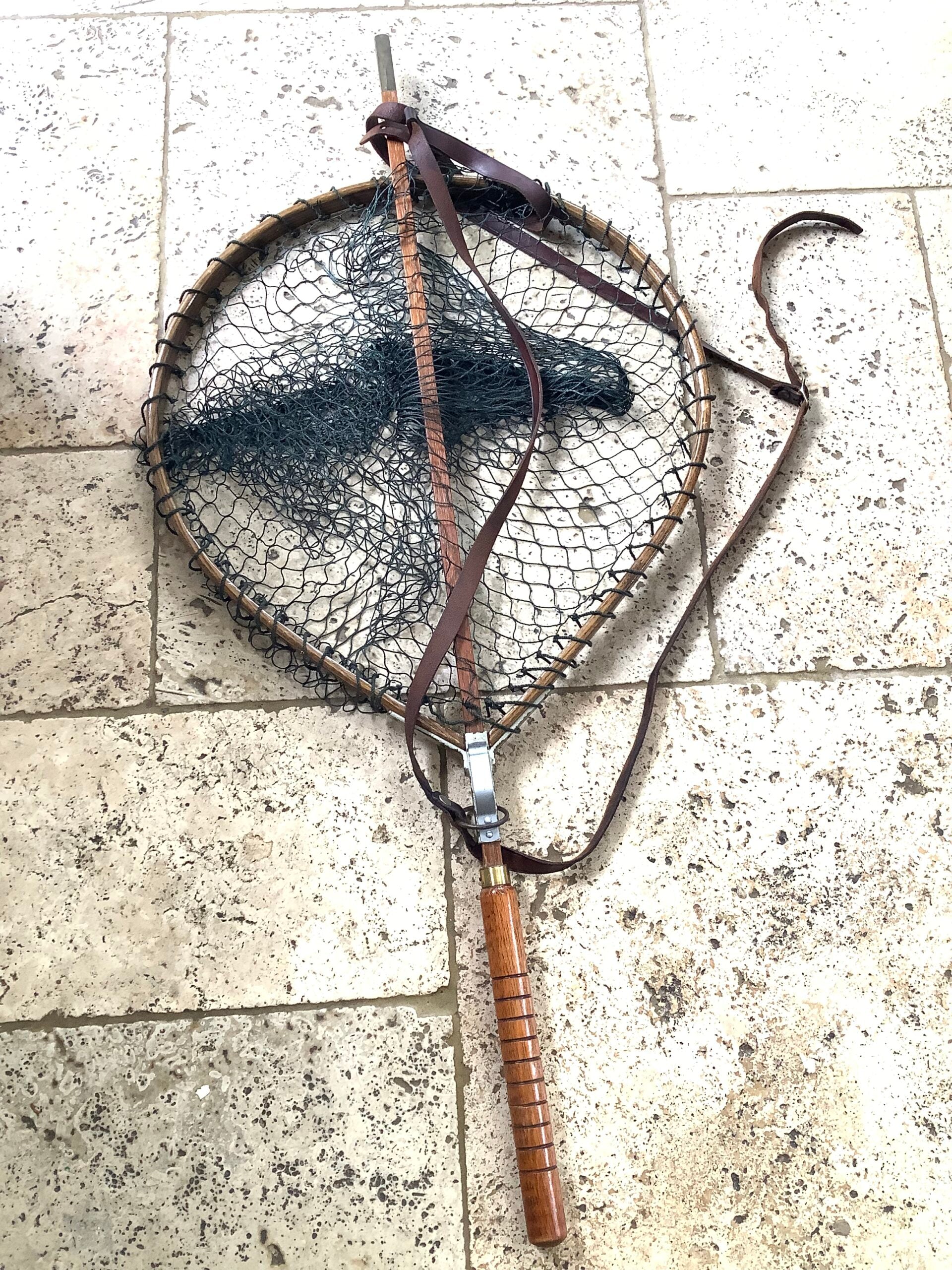 Rare FARLOWS OF PALL MALL Traditional Wood Framed Landing Net