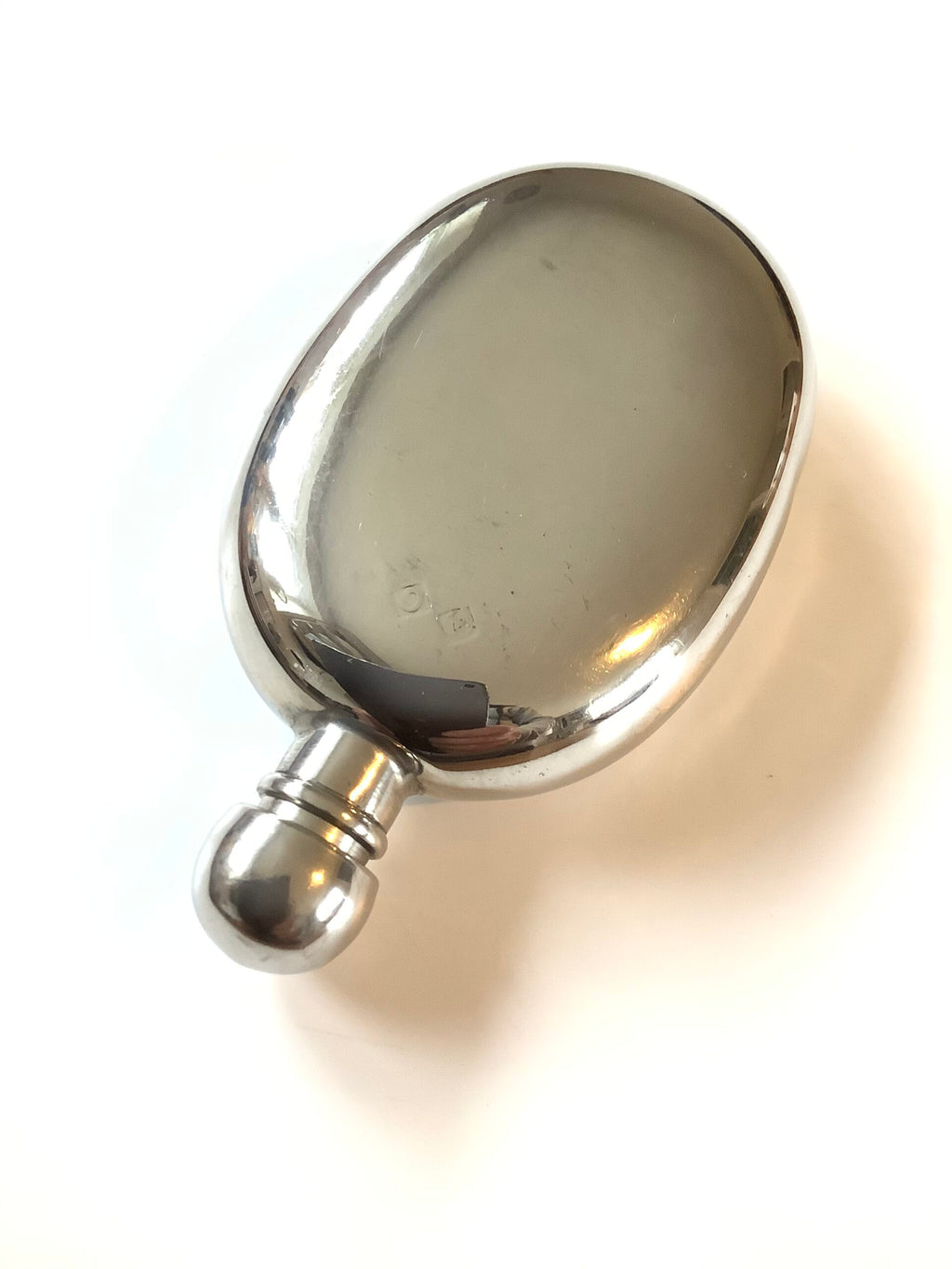Vintage small silver pocket flask