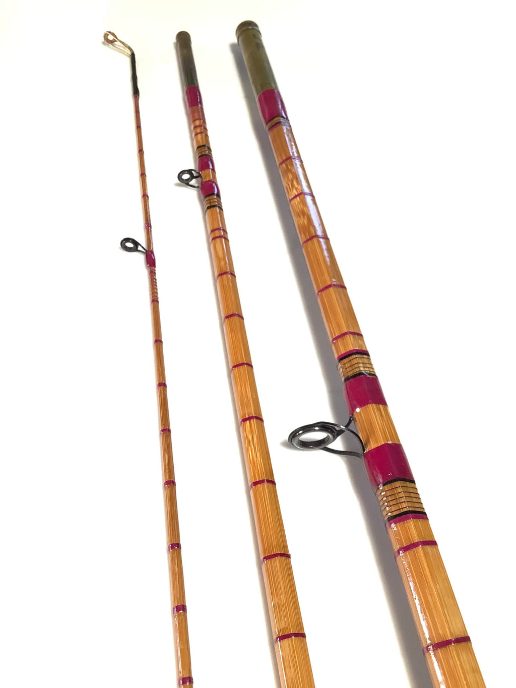 PRECISION RODS TUDOR WORKS Black label 11ft Built Cane AVON Rod