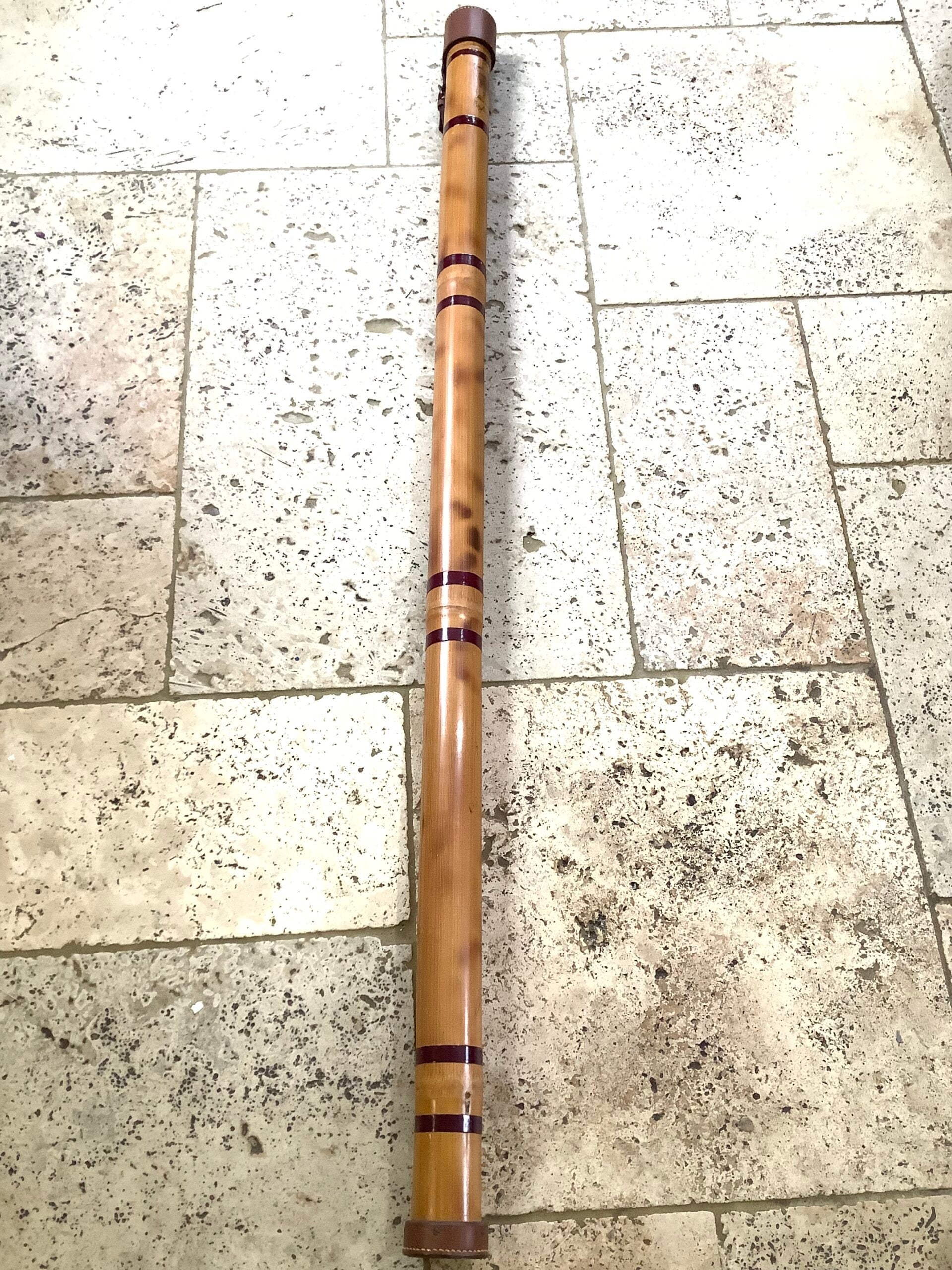 Quality Traditional whipped Cane leather capped Rod Protector By GREYS OF ALNWICK