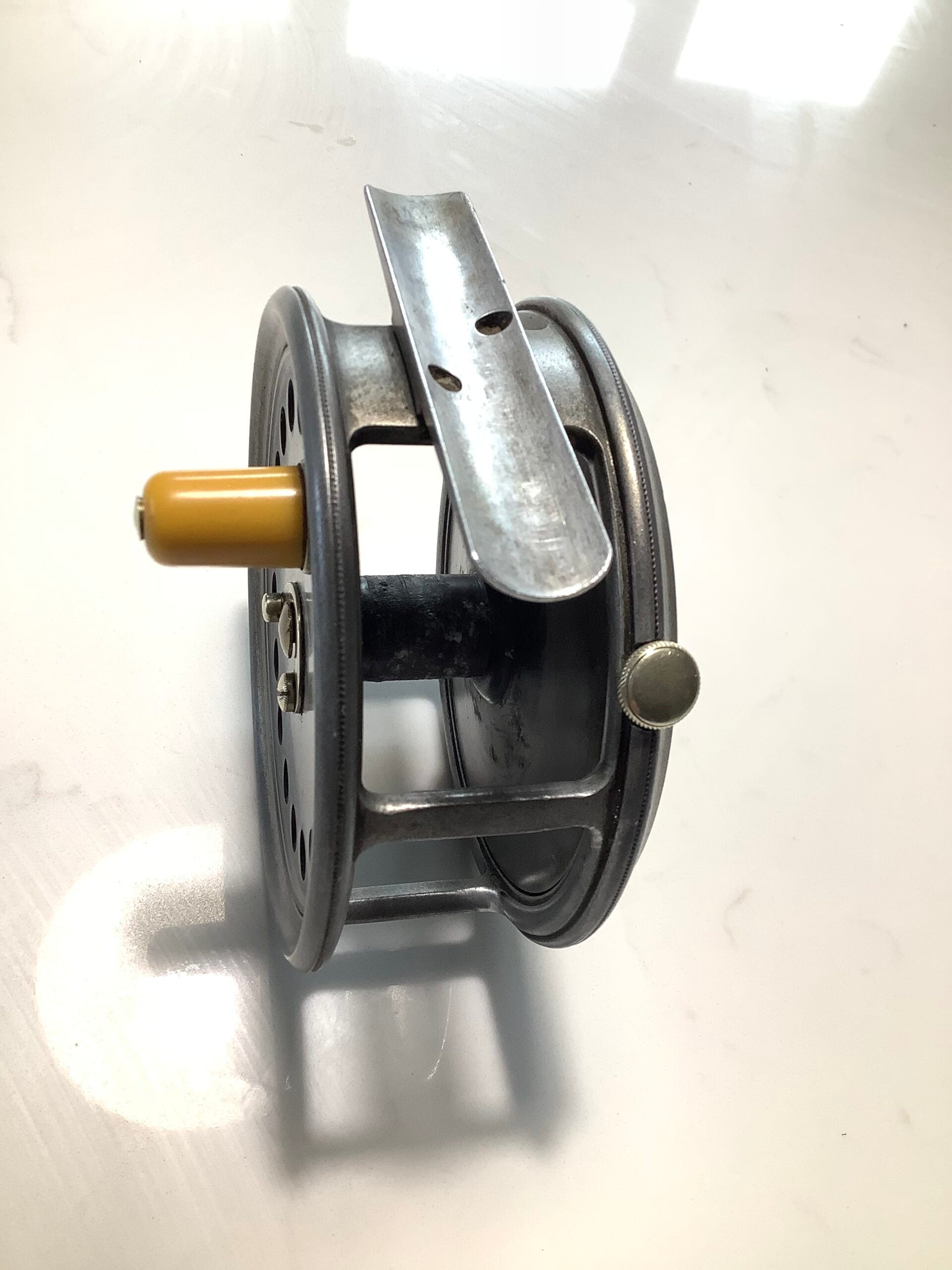 Antique Hardy Bros 1917 Perforated 4” UNIQUA Fly Reel