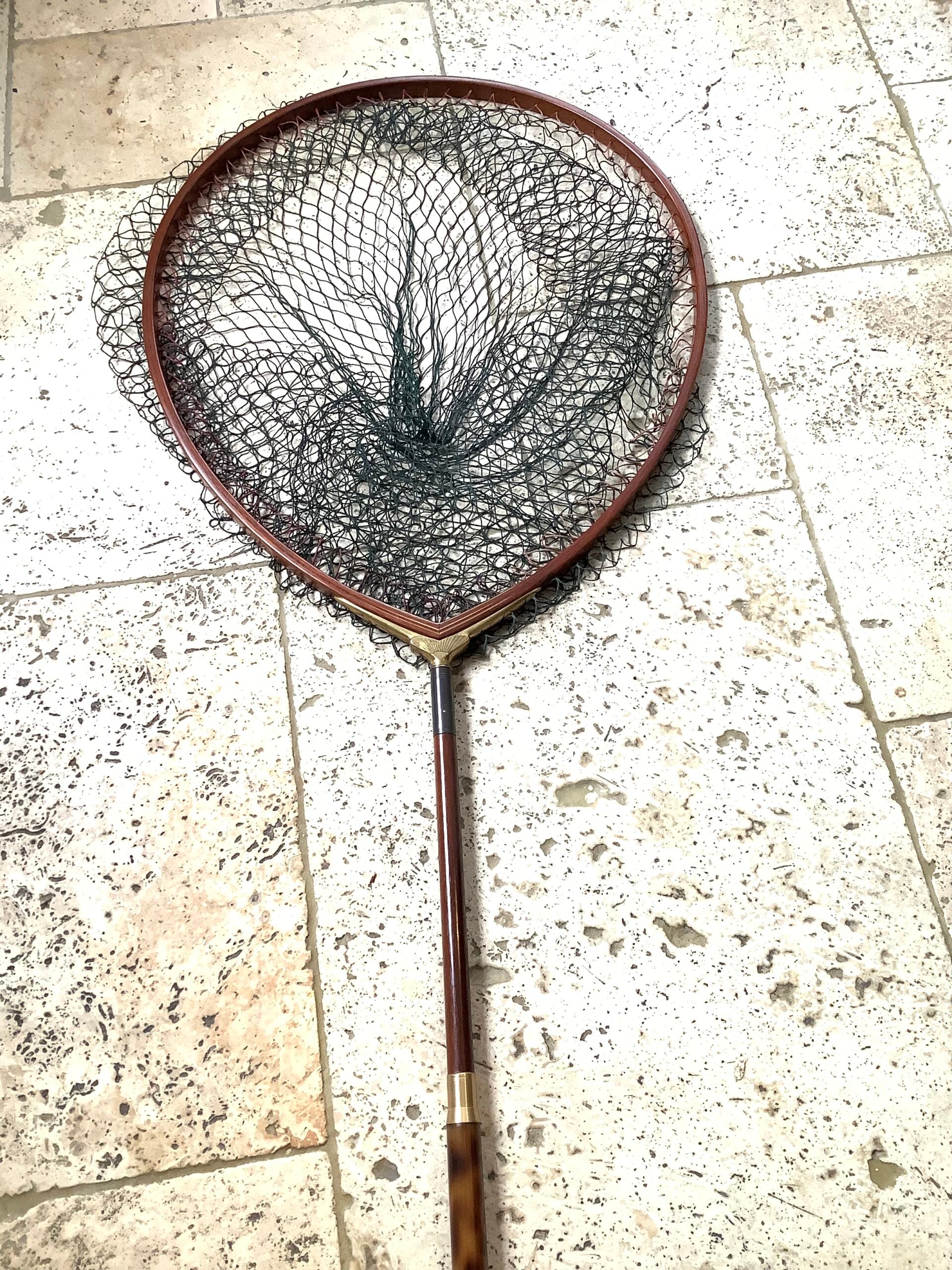 Very Rare Mr Crabtree Large Landing net by Master Craftsman LESZEK DELAG