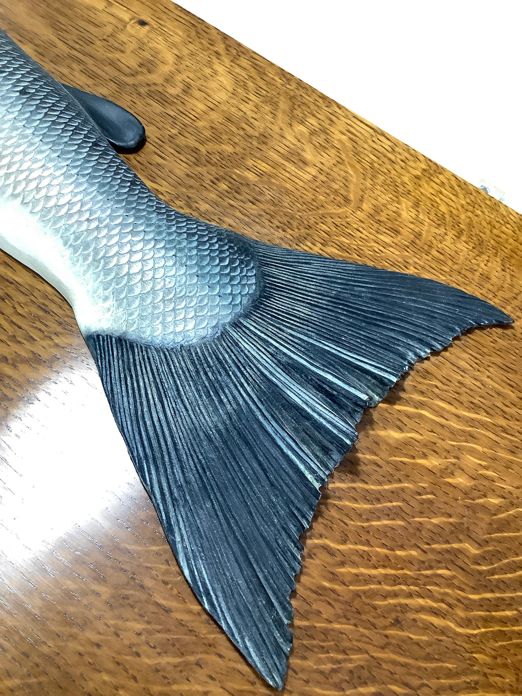 STEPHEN SMITH Masterpiece Hand Carved & Painted ATLANTIC SALMON