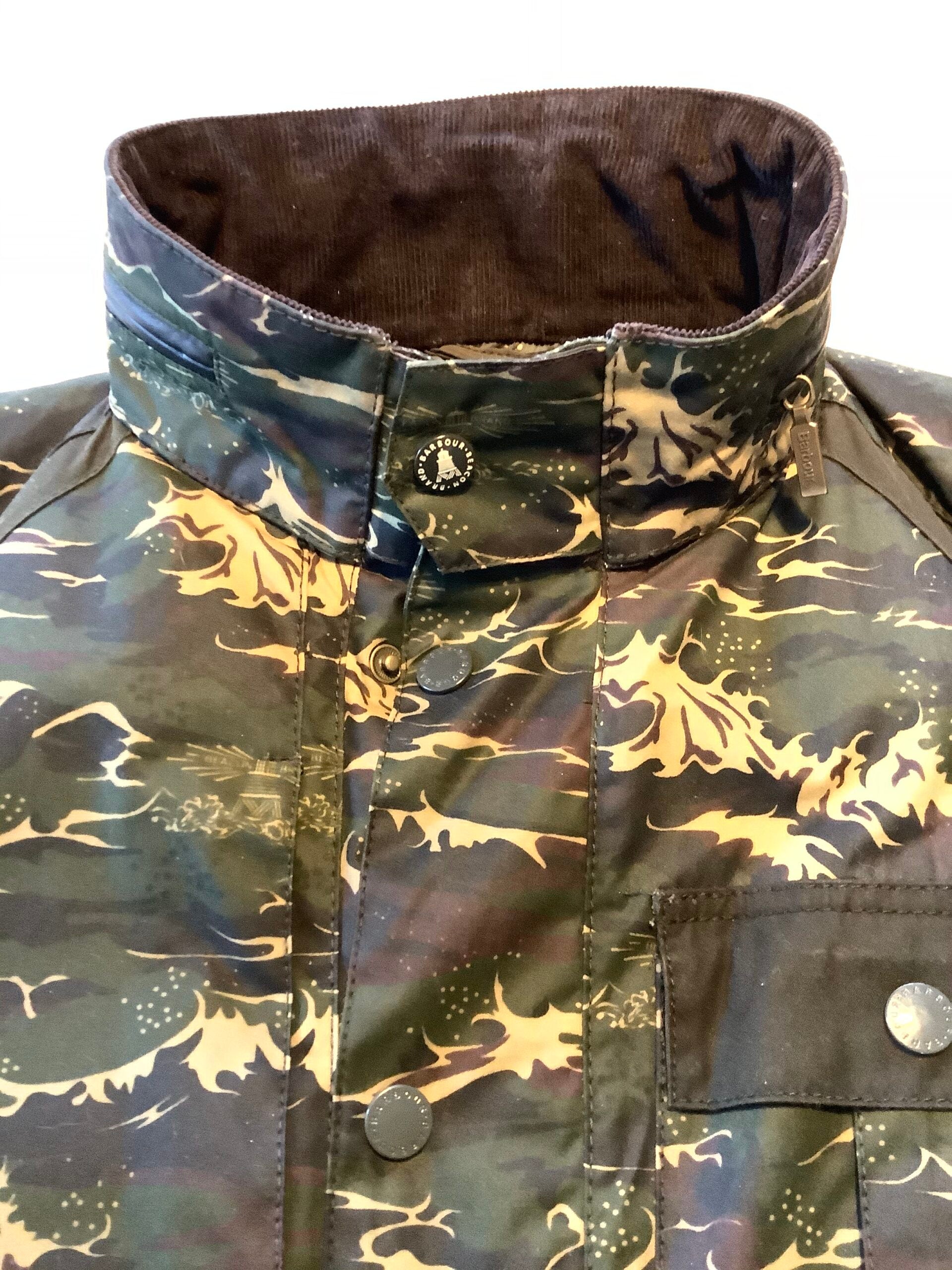 Barbour Mountaineering Brantmoto Wax Jacket size Large