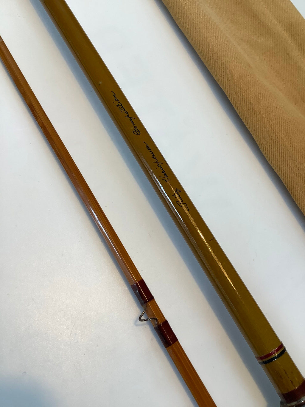 Scarce Pezon et Michel Ritz “Variopower Competition “ 7ft 9” built cane tip with hollow fibre bottom section