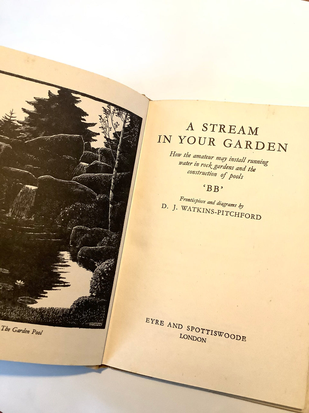 A Stream in Your Garden by “BB” 1st Edition