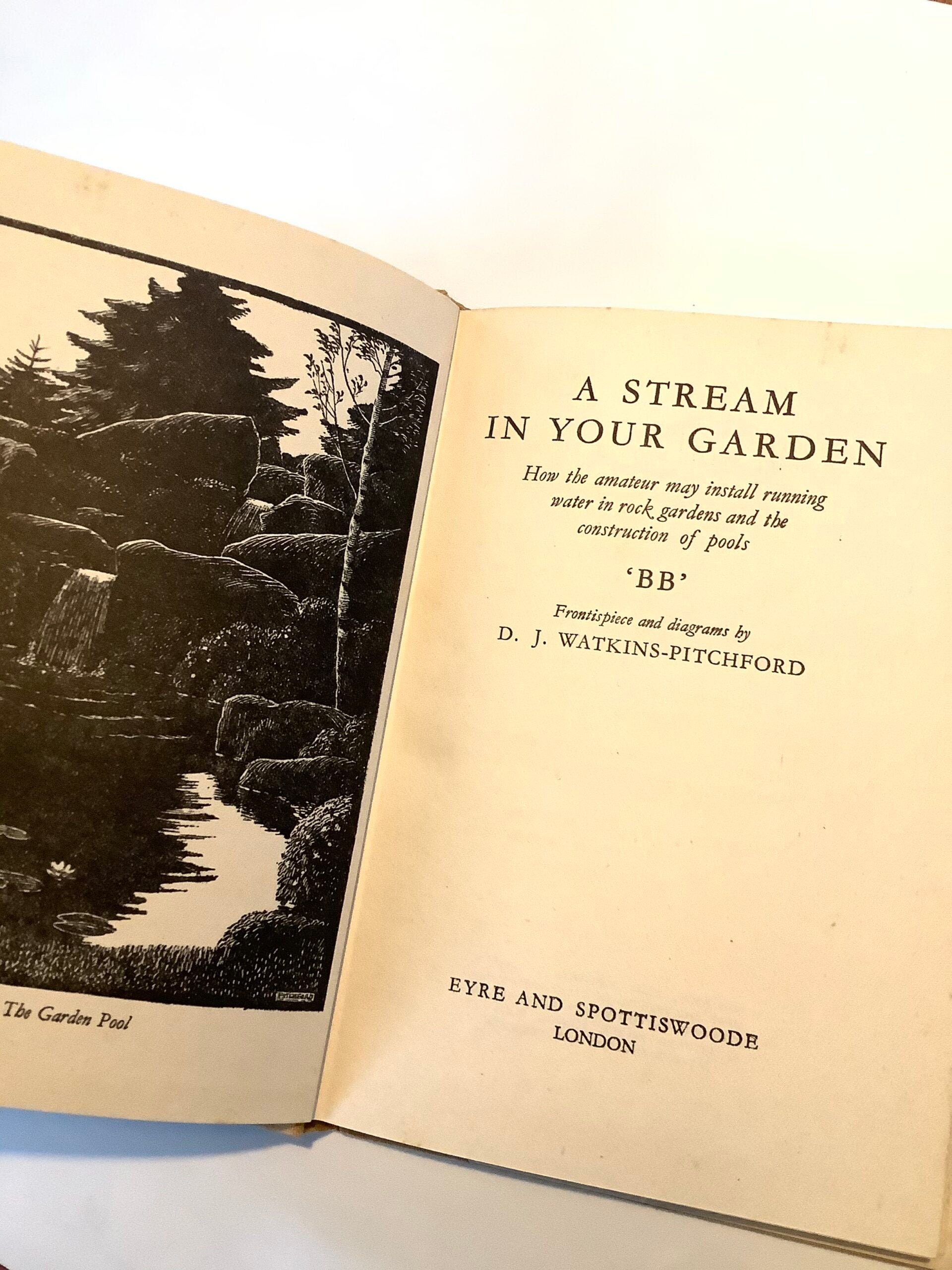 A Stream in Your Garden by “BB” 1st Edition