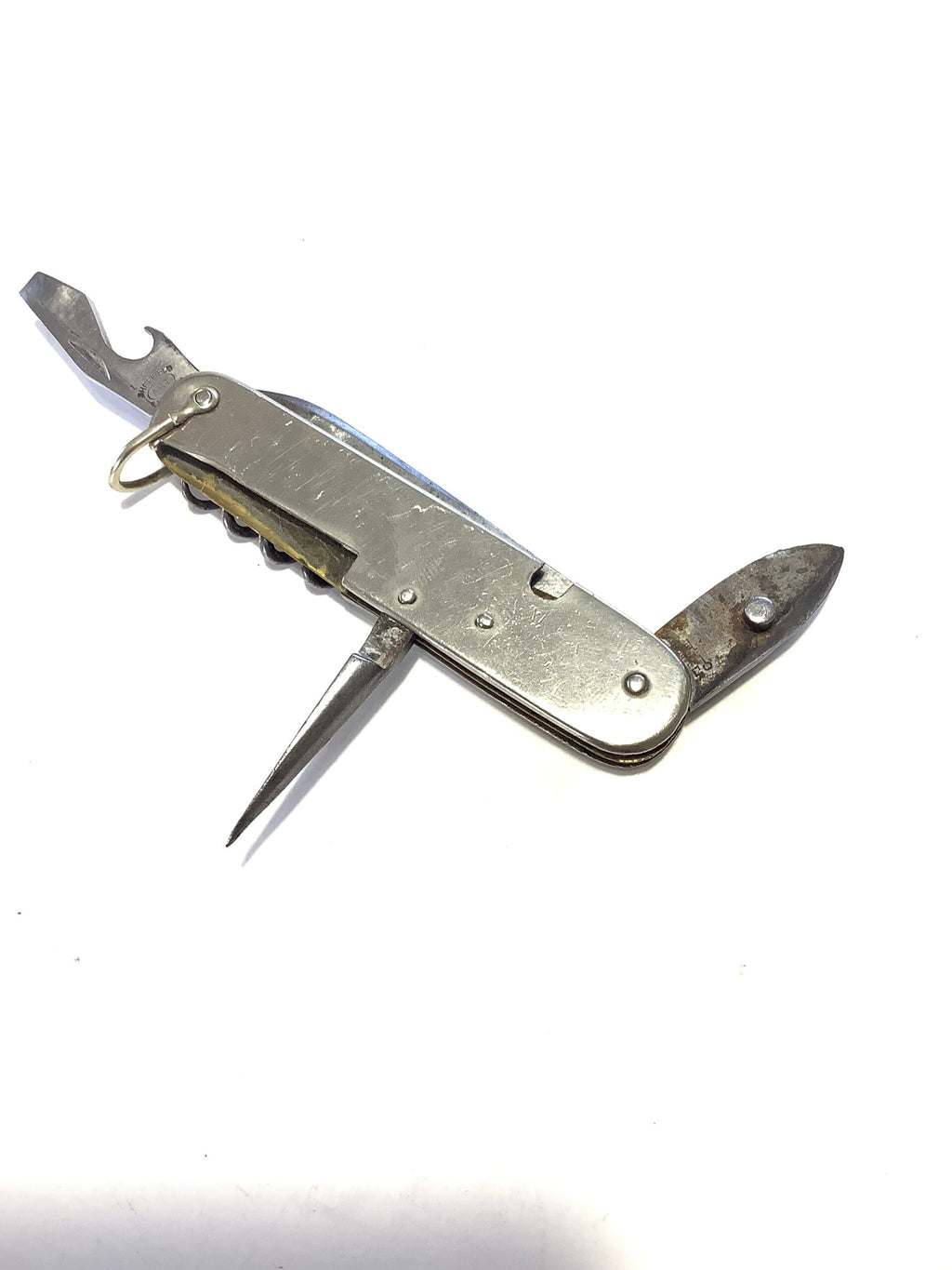 Scarce Antique Sportsman Knife gifted by THE KING IN 1946 to the returning soldiers from the War on Balmoral Estate CRATHIE Parish