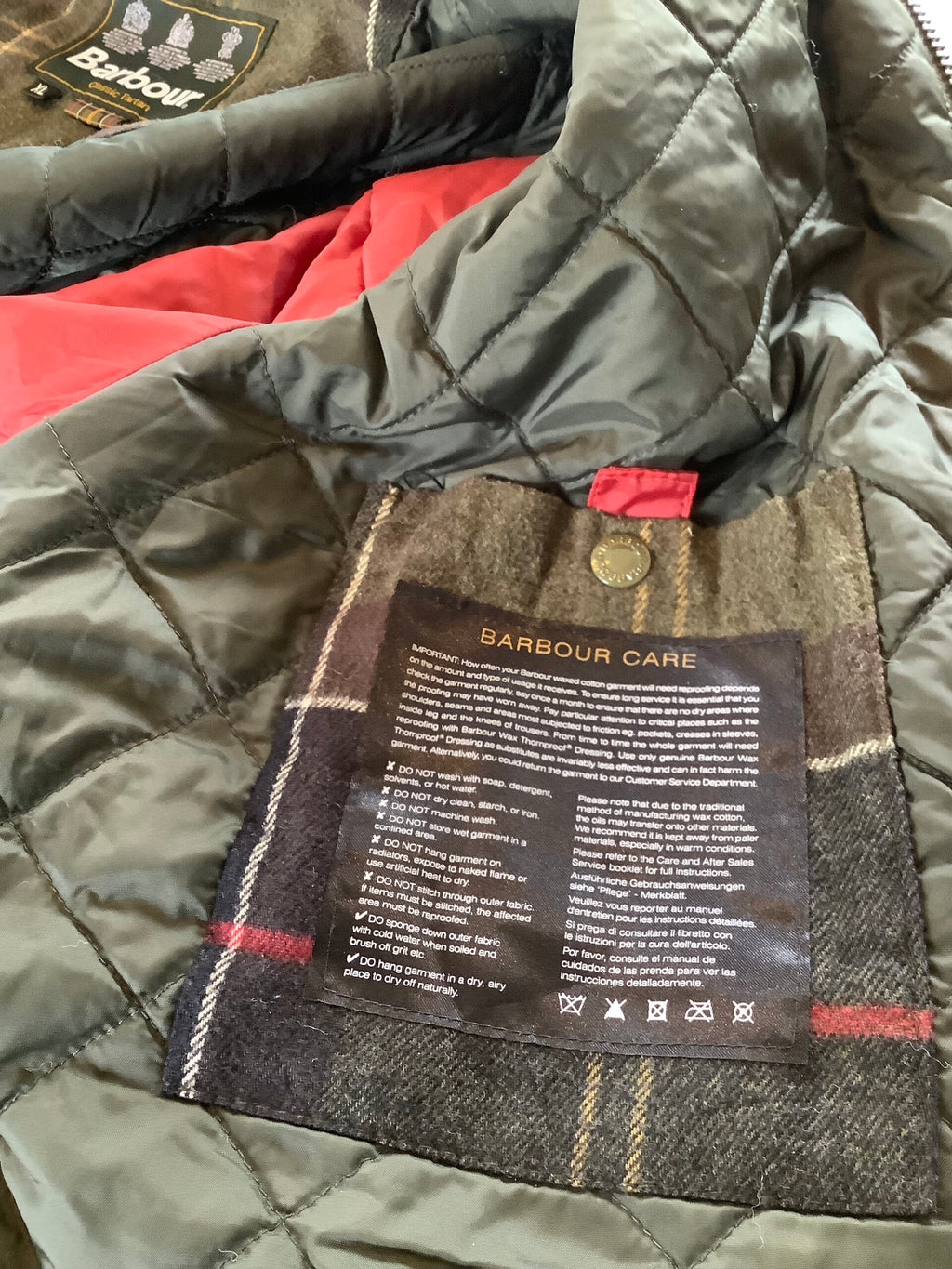 Barbour “Digby“ Wax Jacket XL