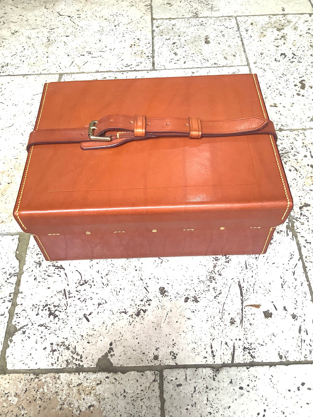 PETER LOAM HANDCRAFTED LEATHER OAK MAGAZINE/TACKLE CASE