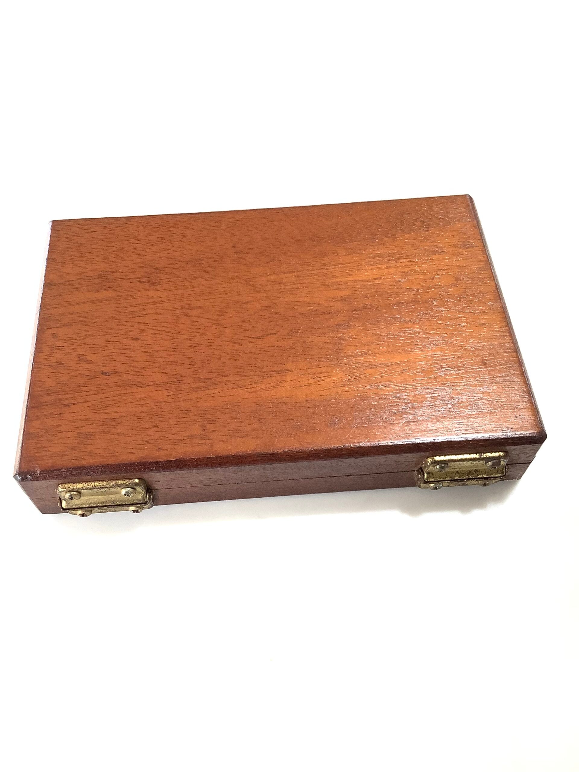 Scarce Vintage Richard Wheatley Mahogany Cased  Fly Tyers Travelling Tool Set.