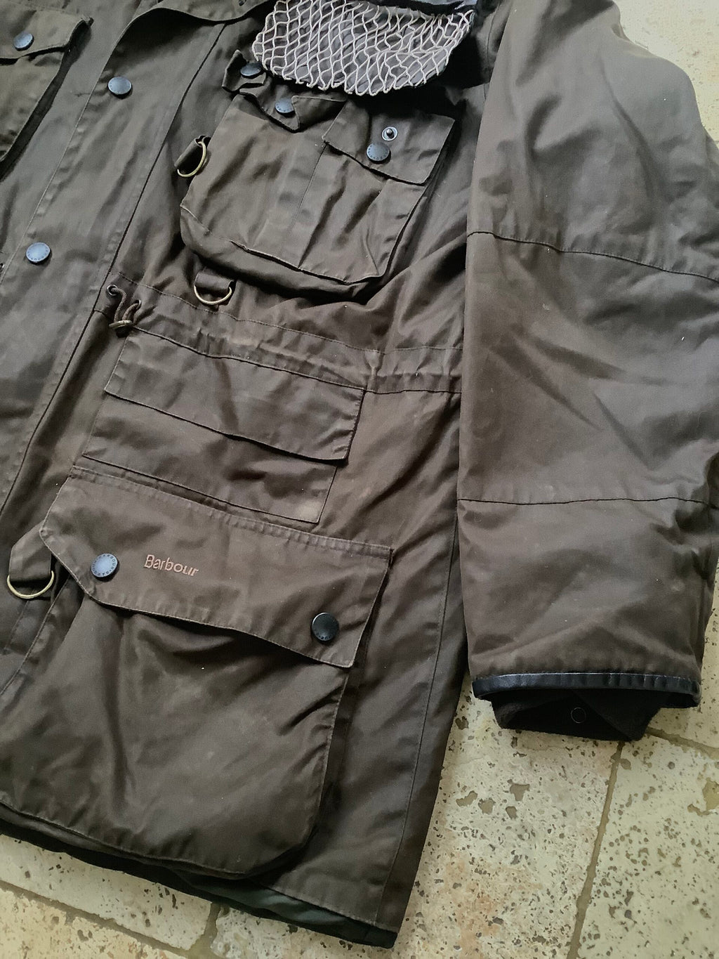 Rare Barbour “DryFly” XL Waxed Endurance Jacket