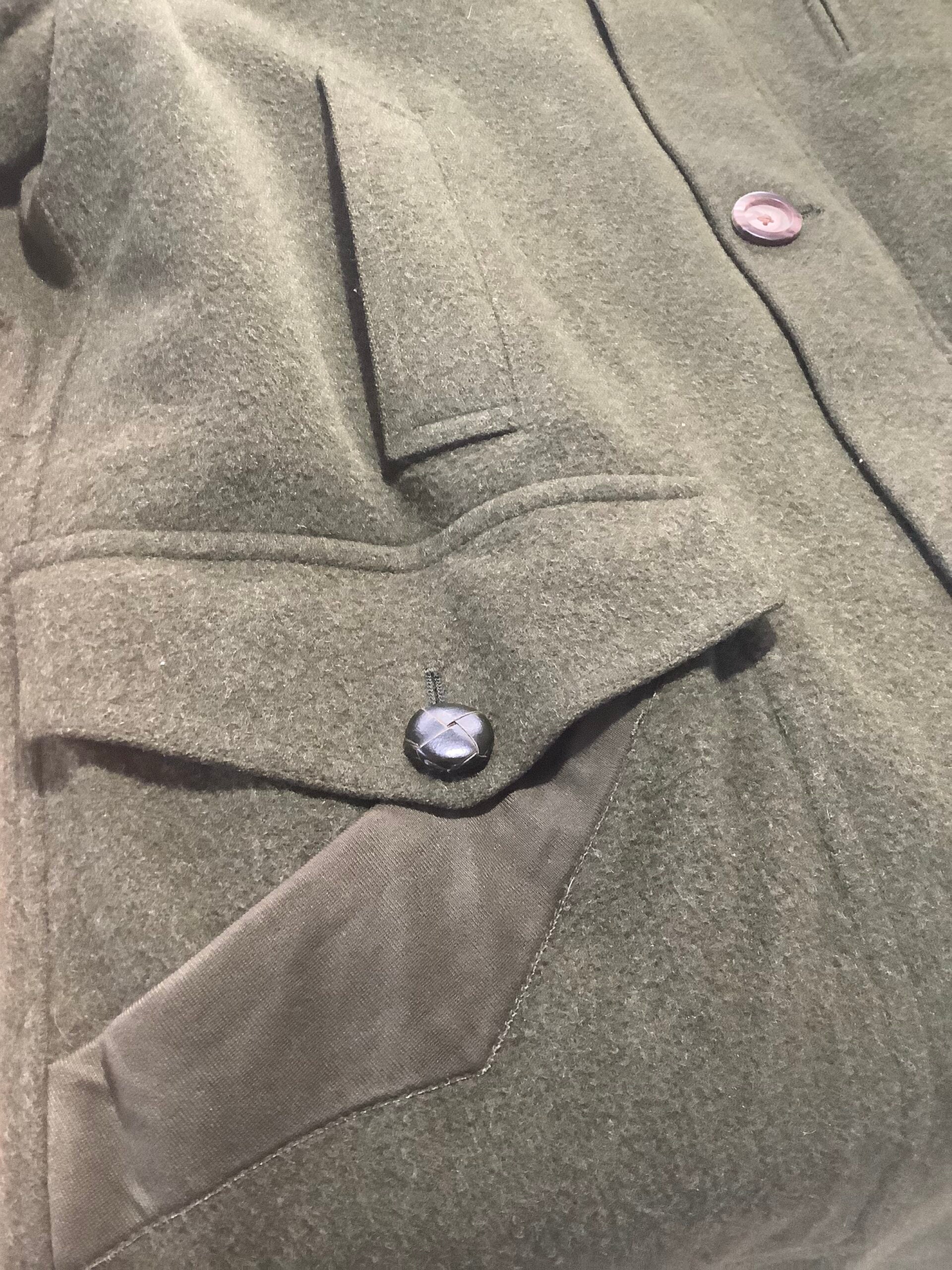ORIGINAL AUSTRIAN RASCHEN LODEN PURE WOOL OUTDOORSMAN HUNTING COAT