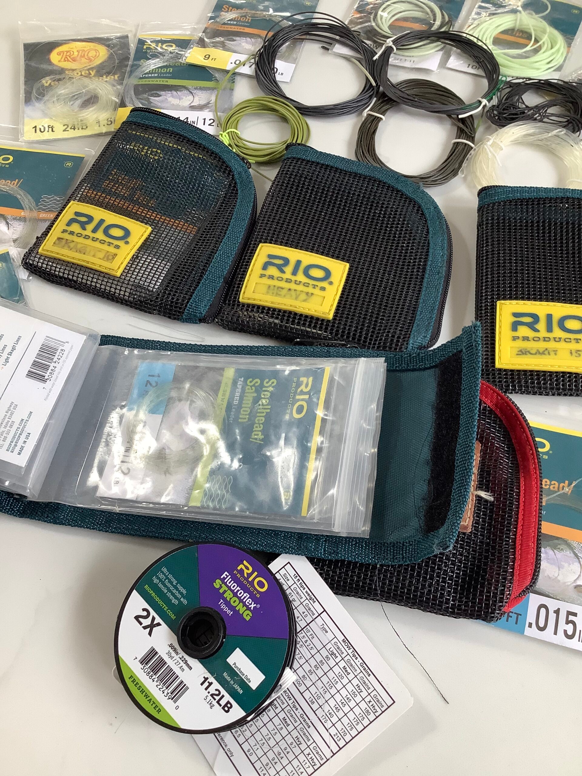 A Job Lot Of RIO Wallets Tapered leaders, some unused all good to fish…