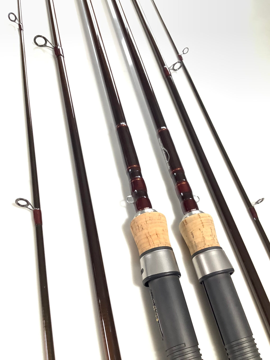 Rare Pair of HARRISON ADVANCED 3 x pce 12ft 1.25TC Barbel Rods
