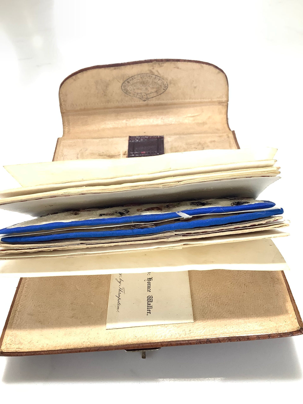Superb condition Antique A&amp;N Trout Fishers Fly Wallet