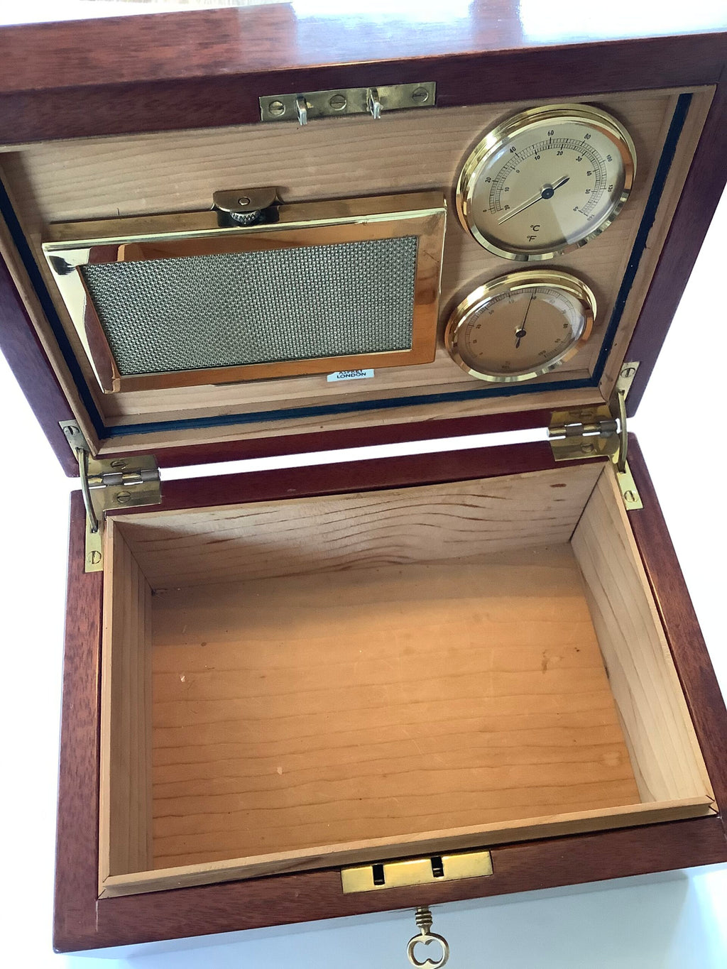 Vintage Asprey Of London Cigar Humidor Smokers Cabinet