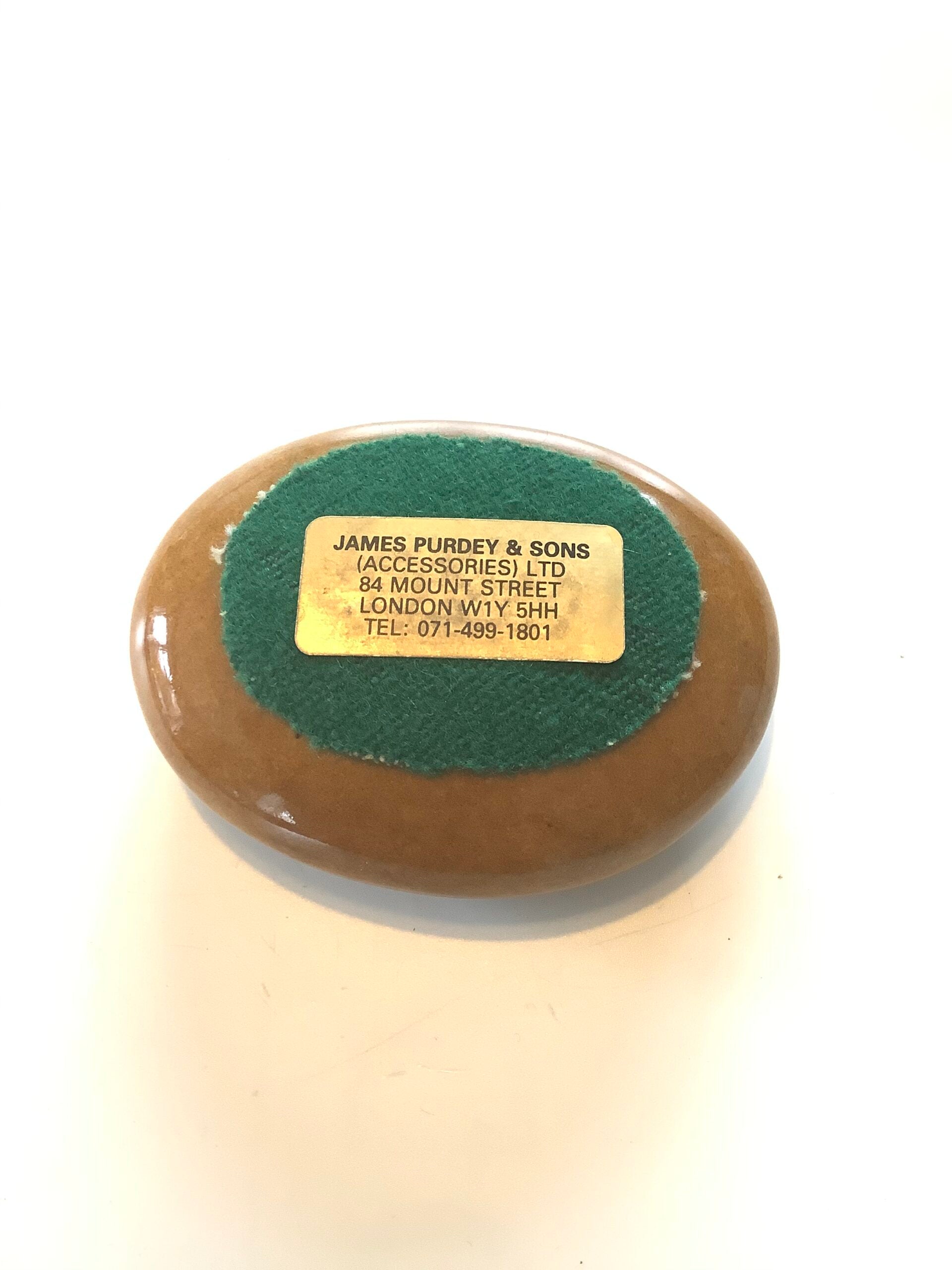 Vintage James Purdey Sons Hand Crafted Paper Weight featuring a pair of Ducks