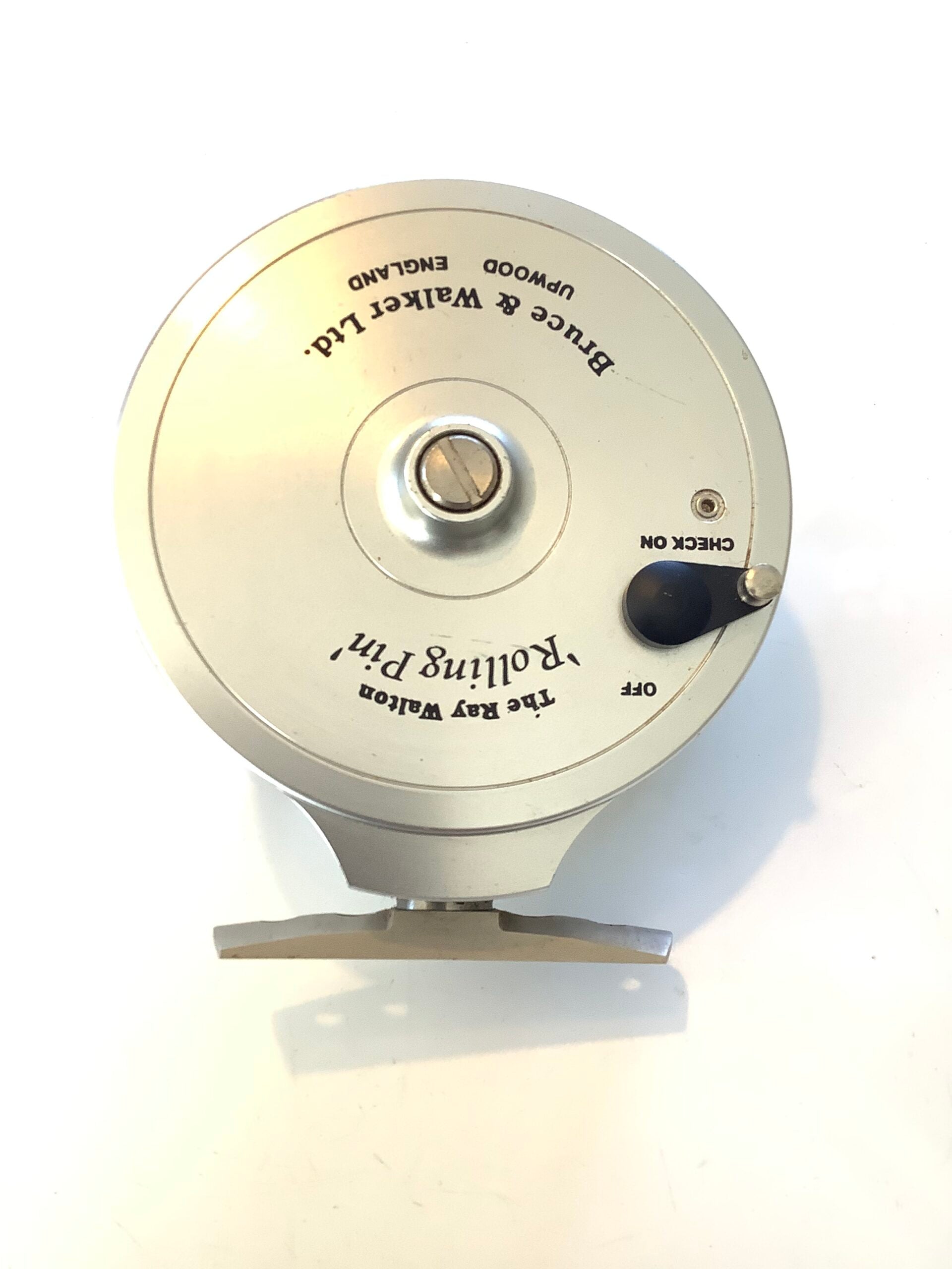 Bruce Walker Ray Walton Rolling Pin Centre Pin Reel.