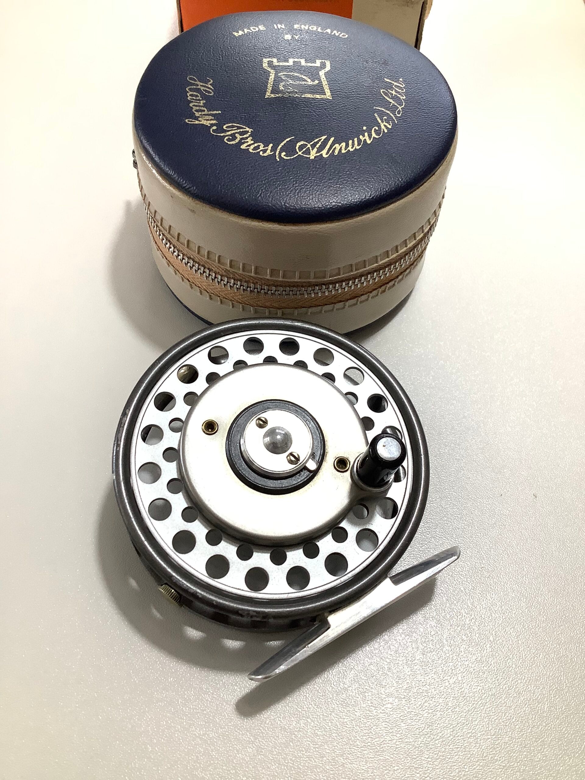 Scarce HARDY BROS LRH Lightweight MULTIPIER Fly Reel + Spare Spool