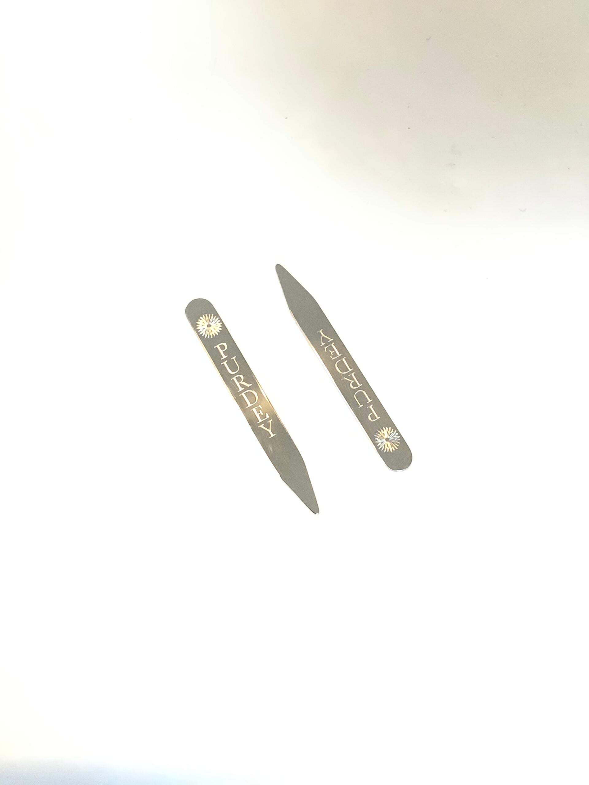 James Purdey Pair of Collar Stiffeners