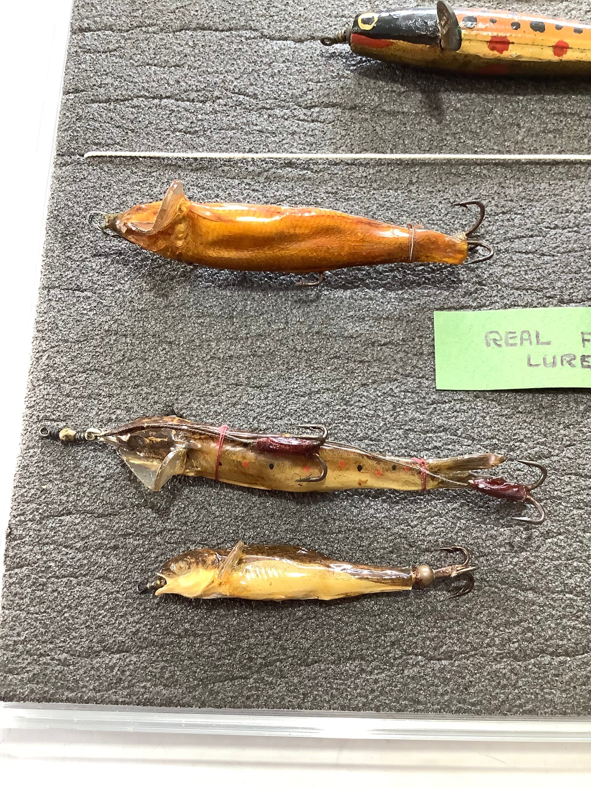 Rare Antique HATTON OF HEREFORD Minnow lures and Real Fish Lures