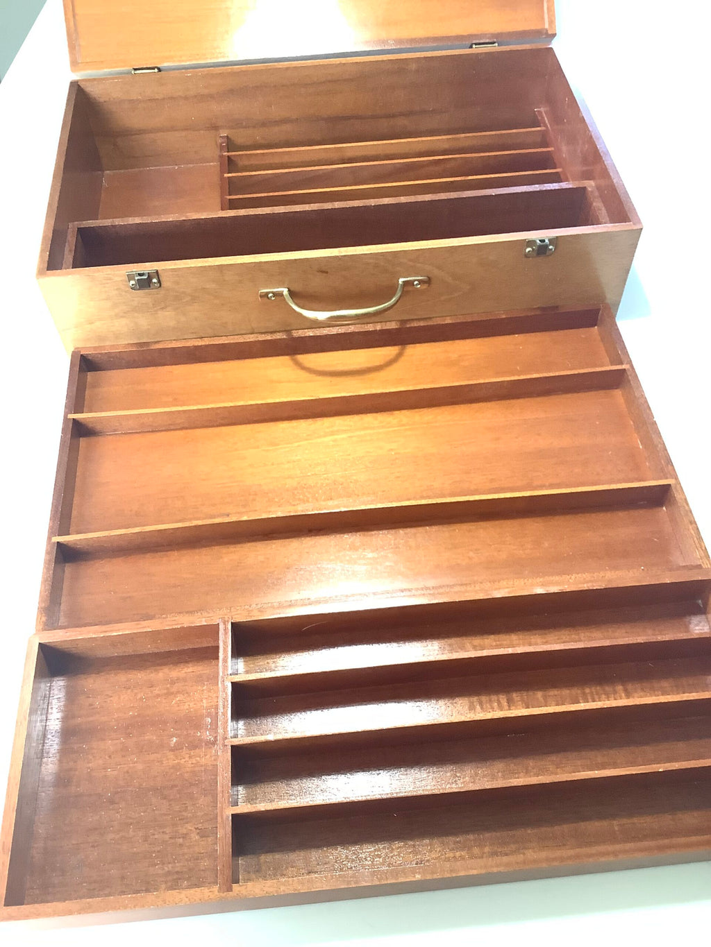 Richard Wheatley Large Mahogany Fly Tyers Cabinet