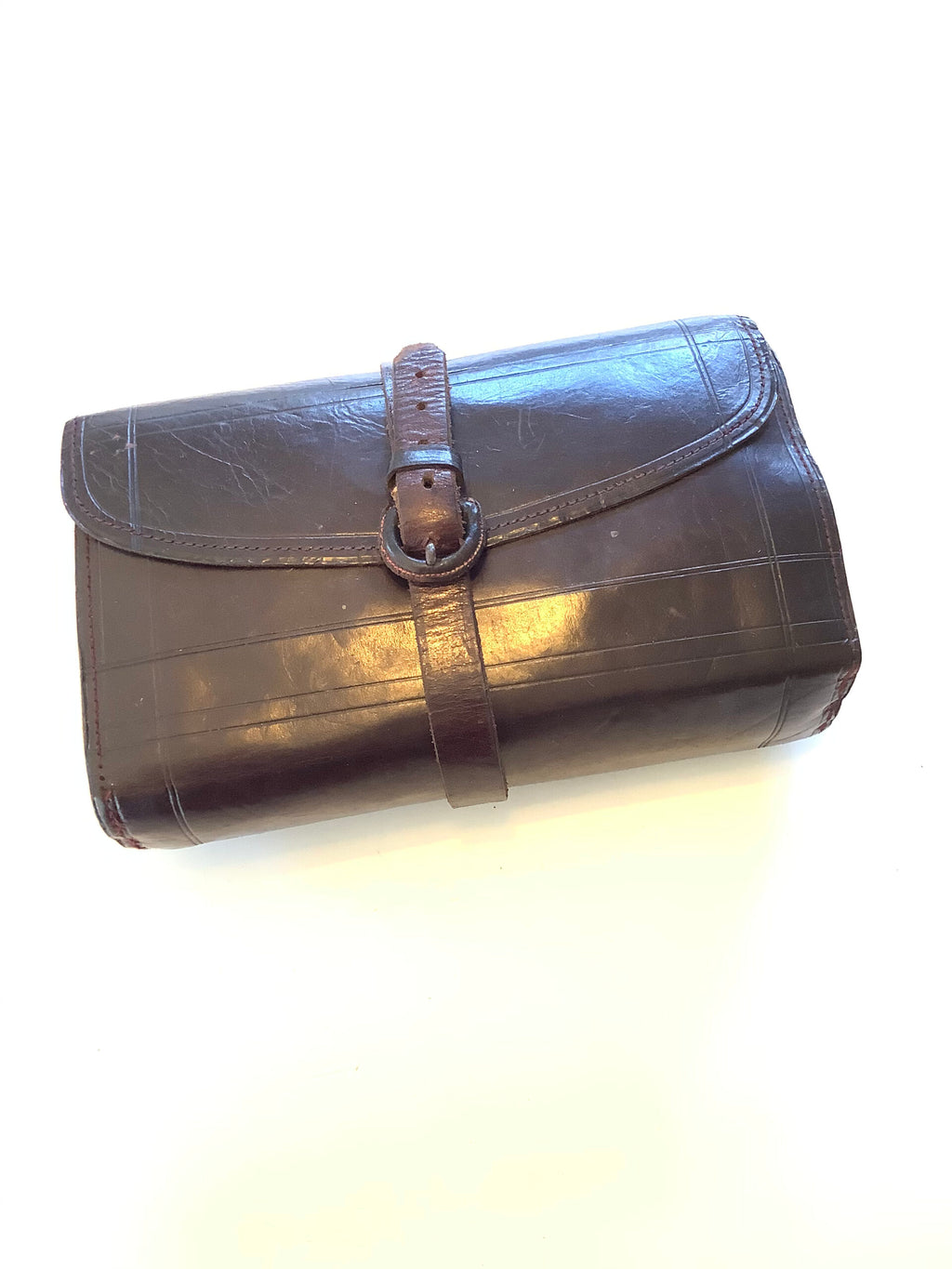 Antique WM Haynes Son Makers Leather Salmon Fly Wallet