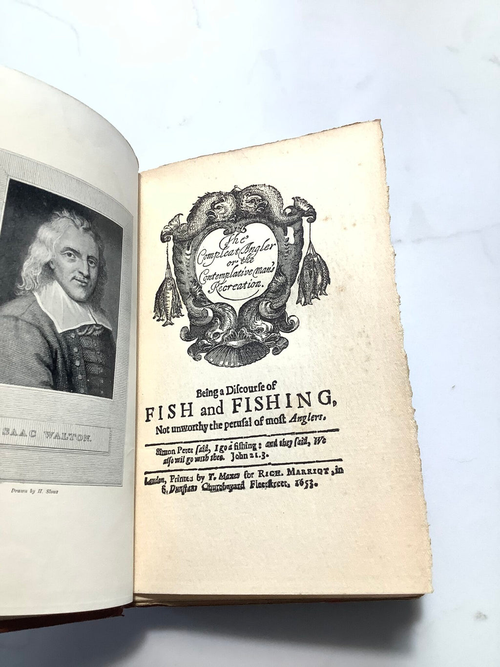 The Compleat Angler By Izaak Walton 1907 Leatherbound