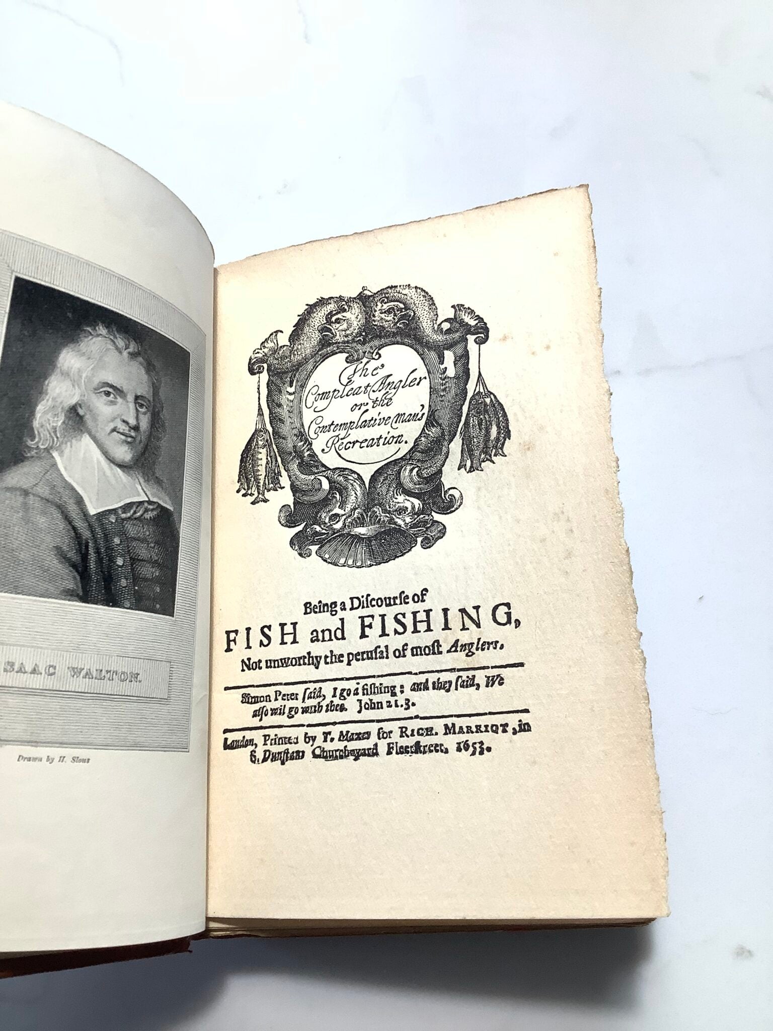 The Compleat Angler By Izaak Walton 1907 Leatherbound